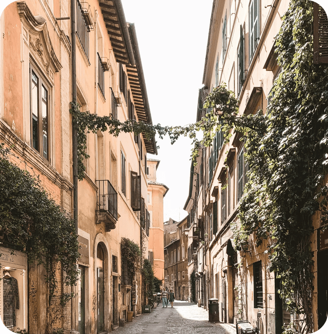 Editorial travel moment