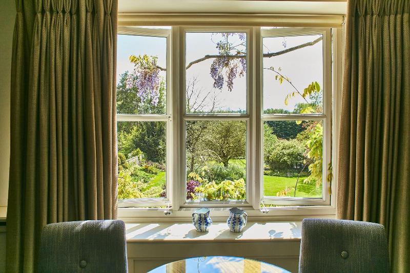Ask for a garden-facing room