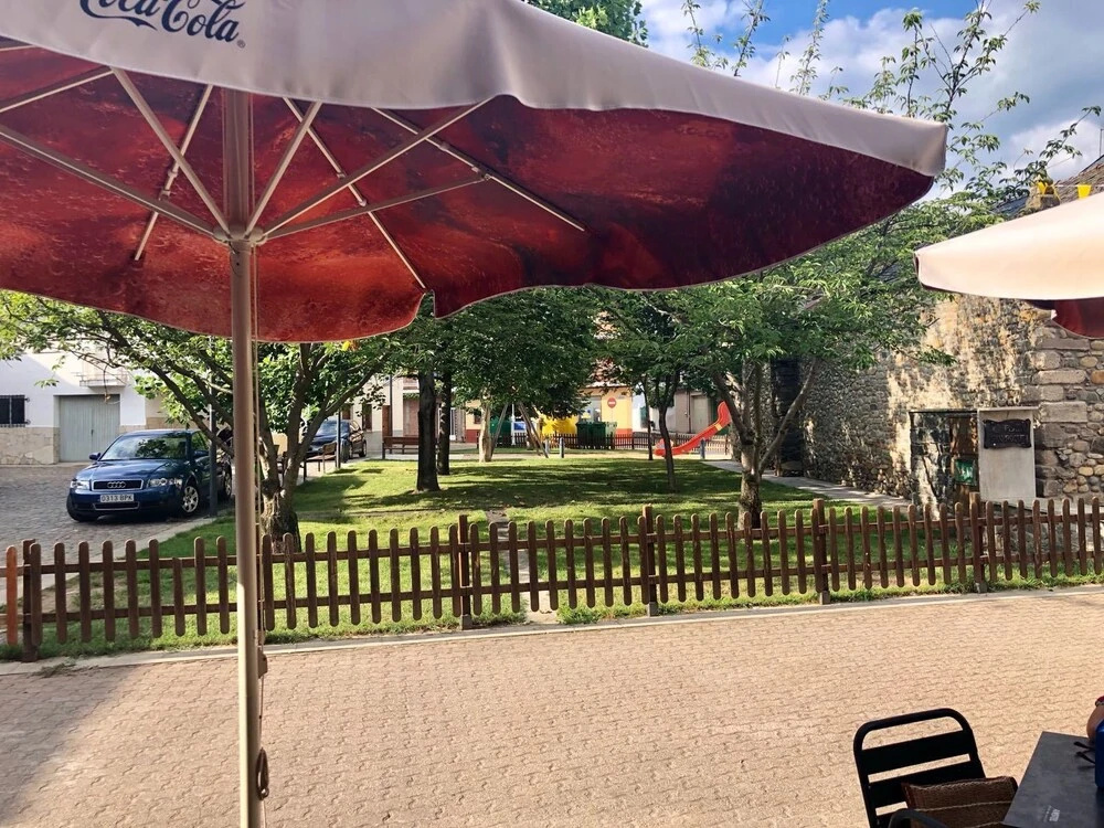 outside