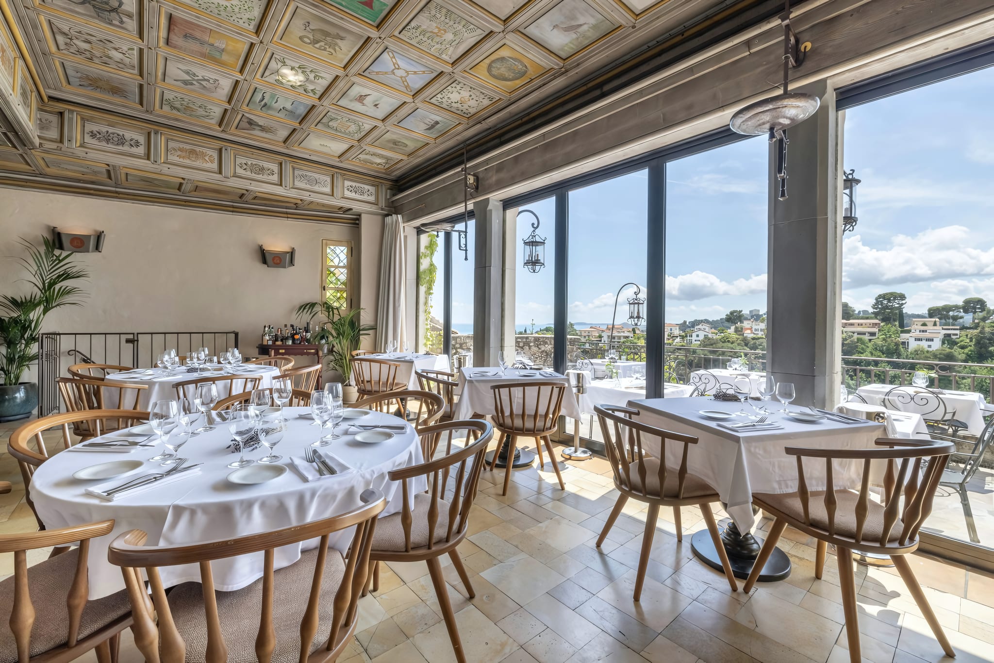 Dining at the On-Site Restaurant