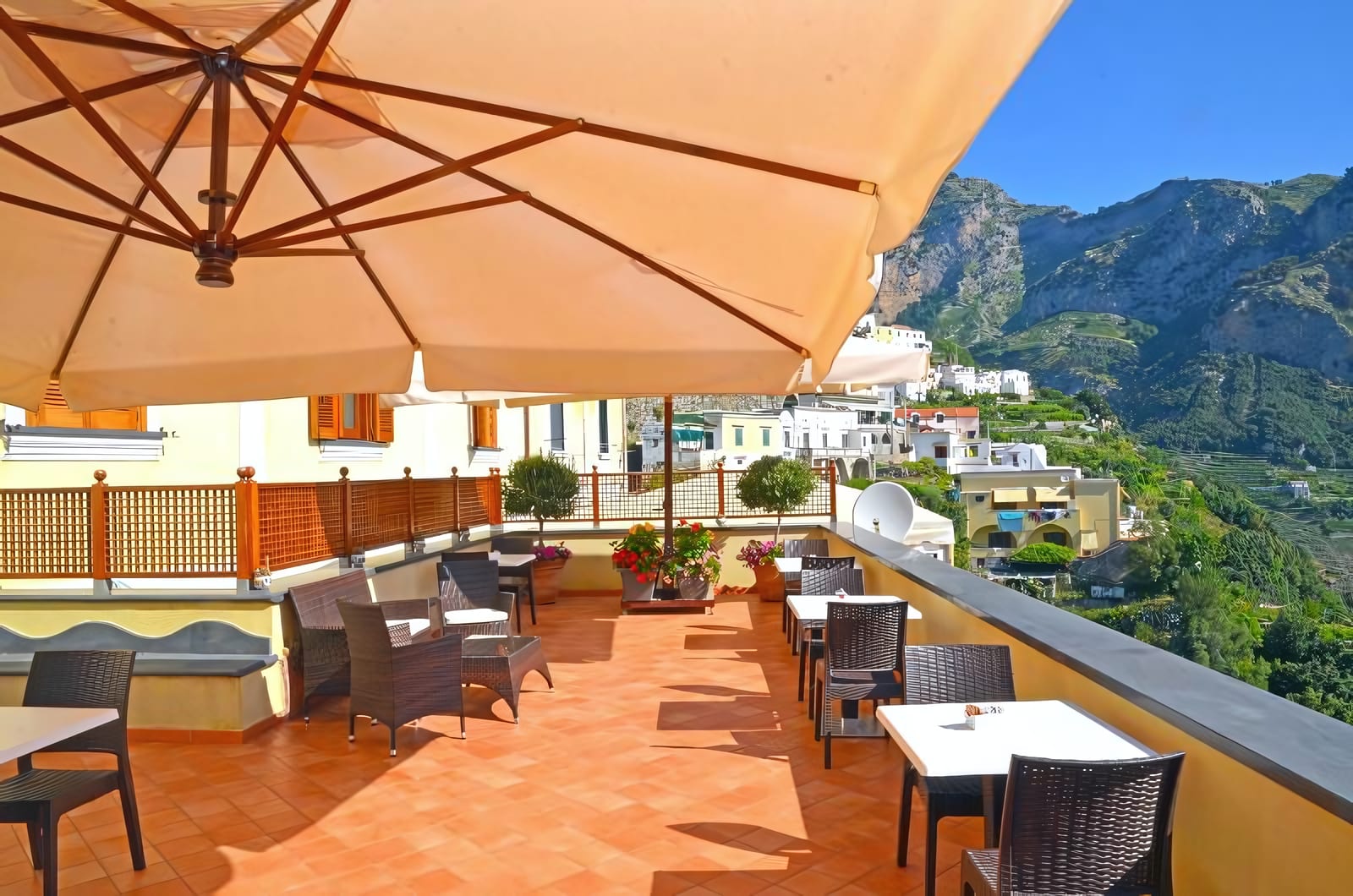 Terrace and Garden Views