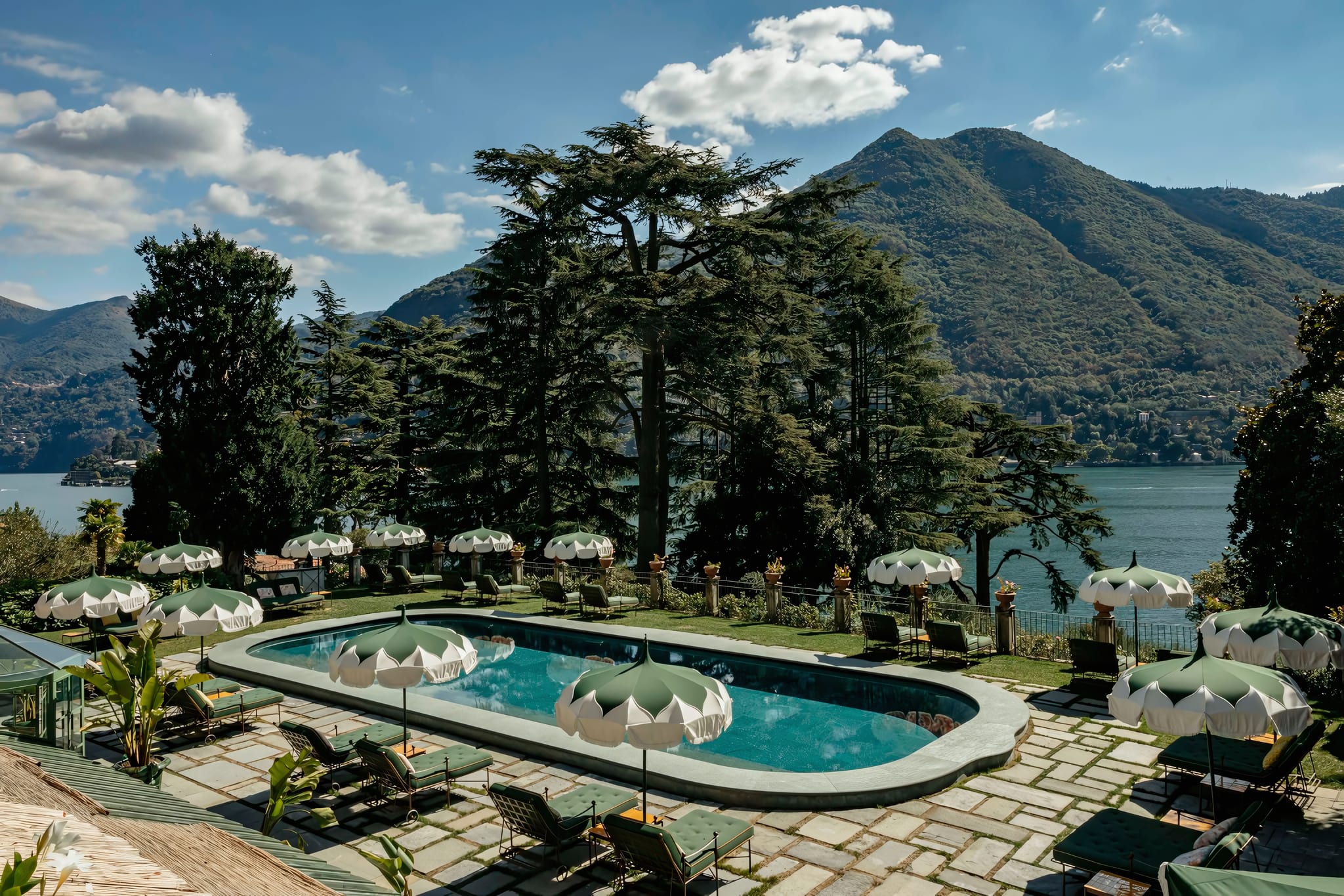 Outdoor Pool Overlooking the Grounds