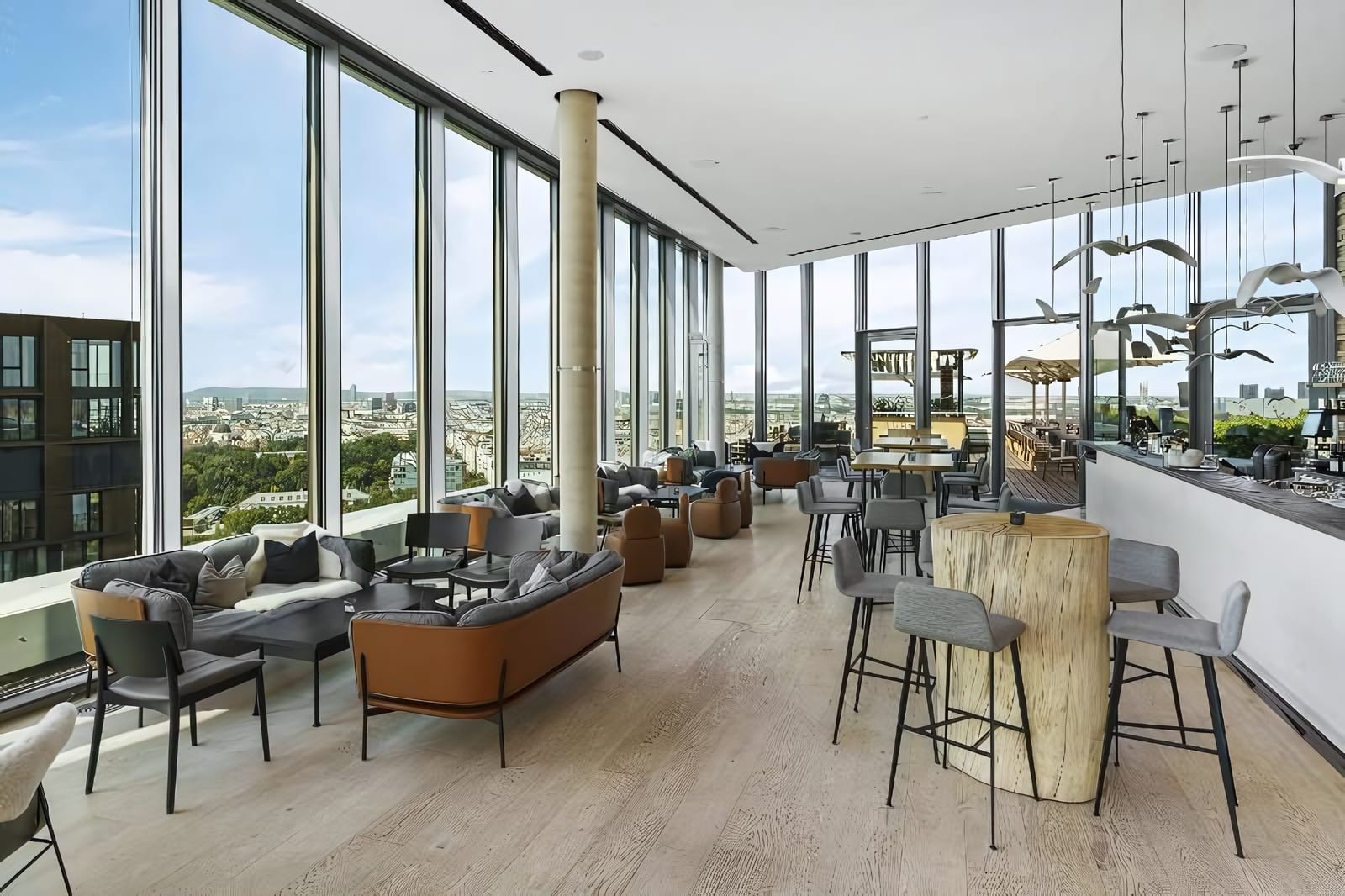 Rooftop Bar with Skyline Views