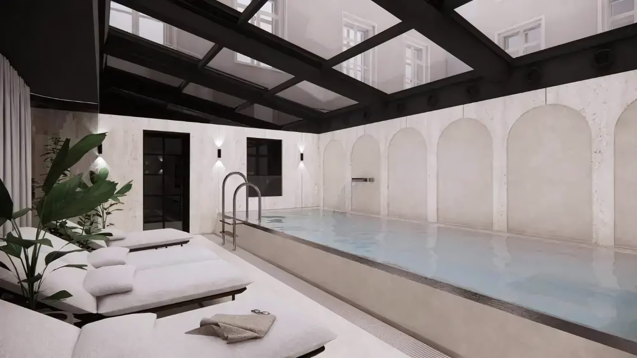 The Amauris Spa's Heated Indoor Pool