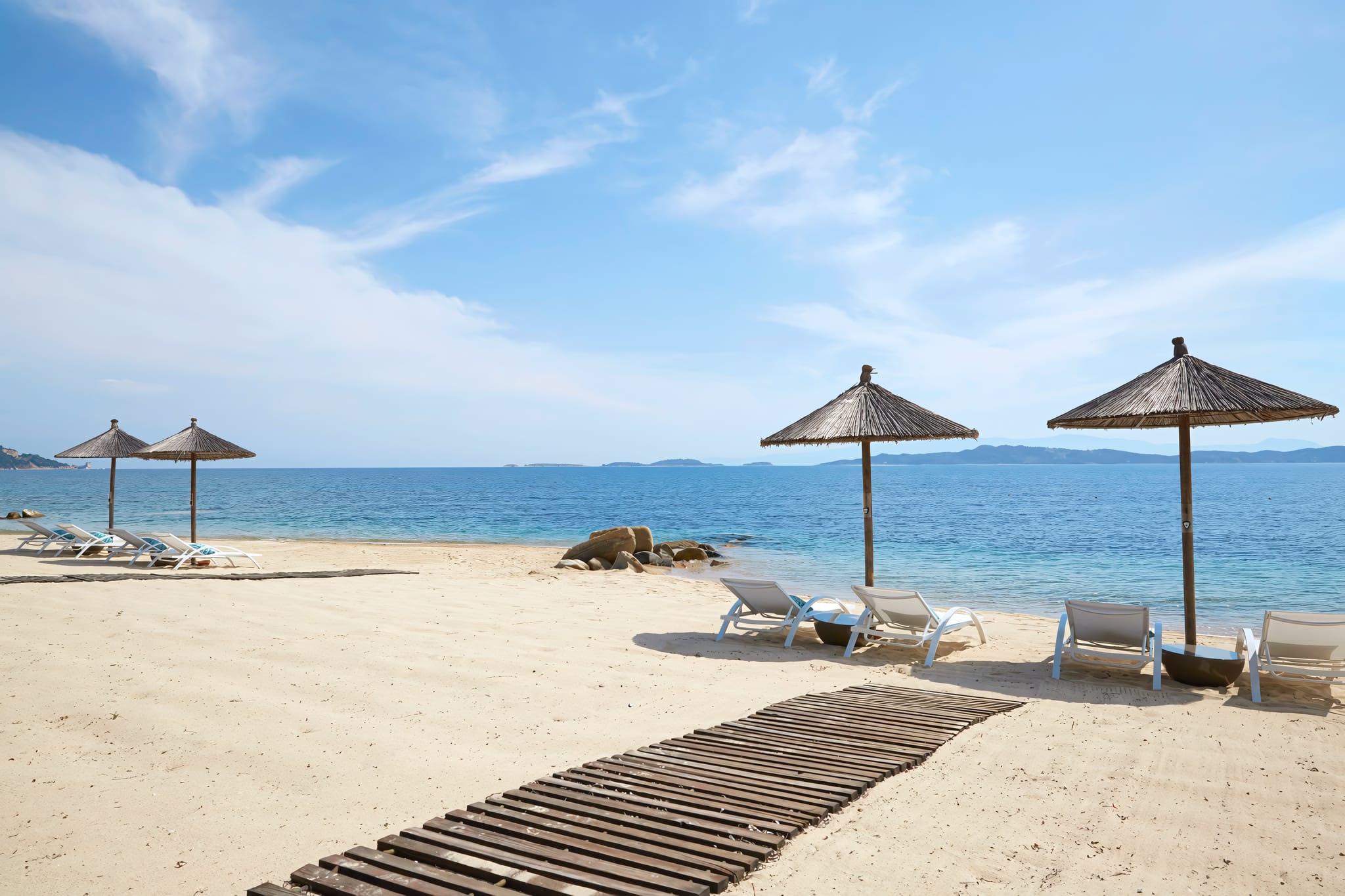 Private Beach Escape on Drenia Island