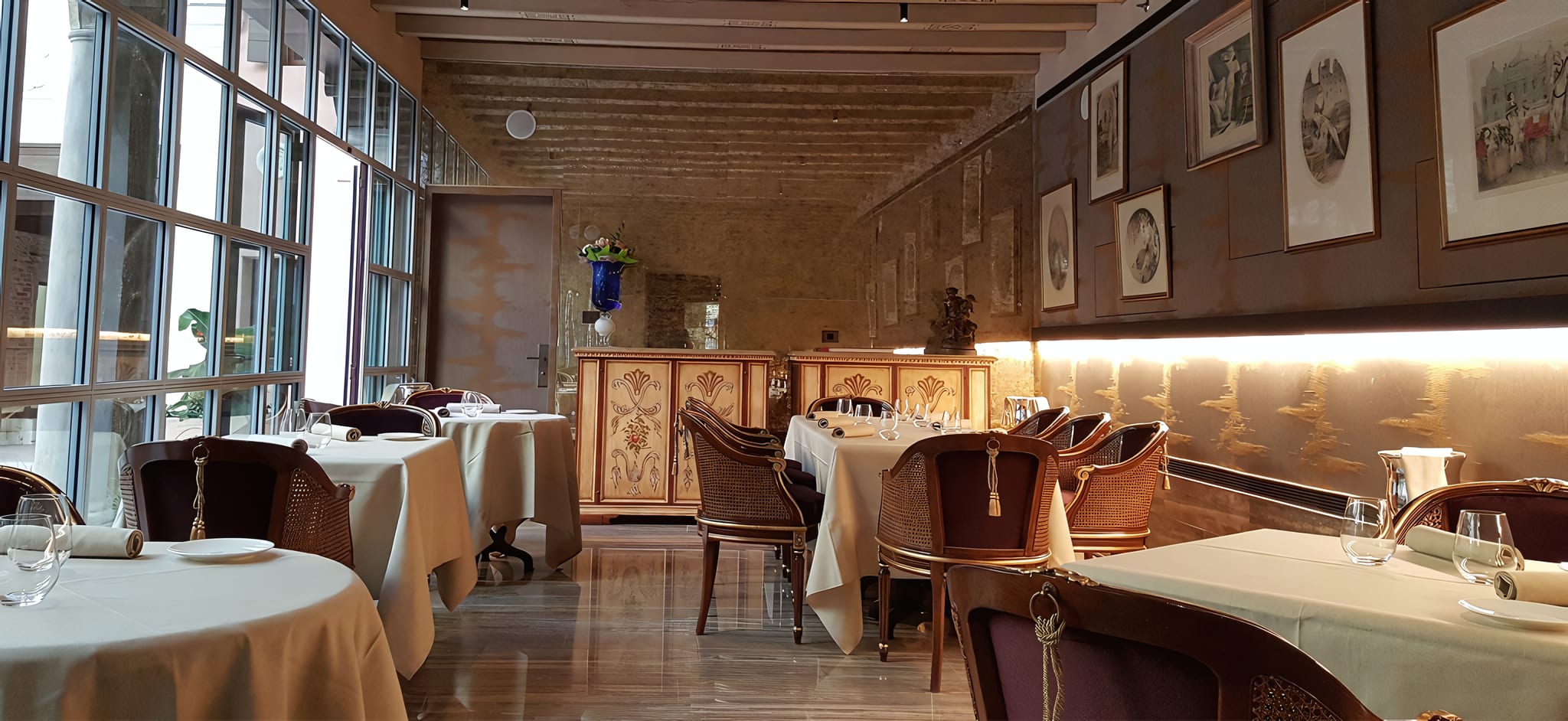 GLAM, a Michelin-starred kitchen inside the palazzo