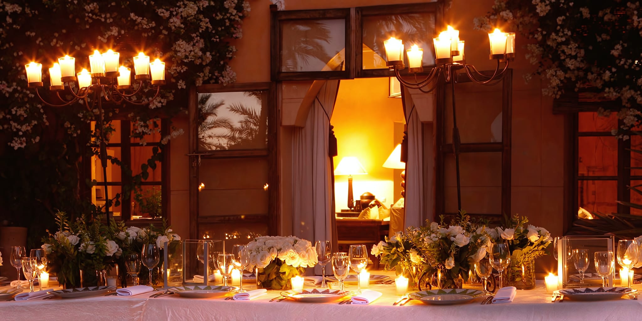 Moroccan-Mediterranean Dining Beneath the Palms