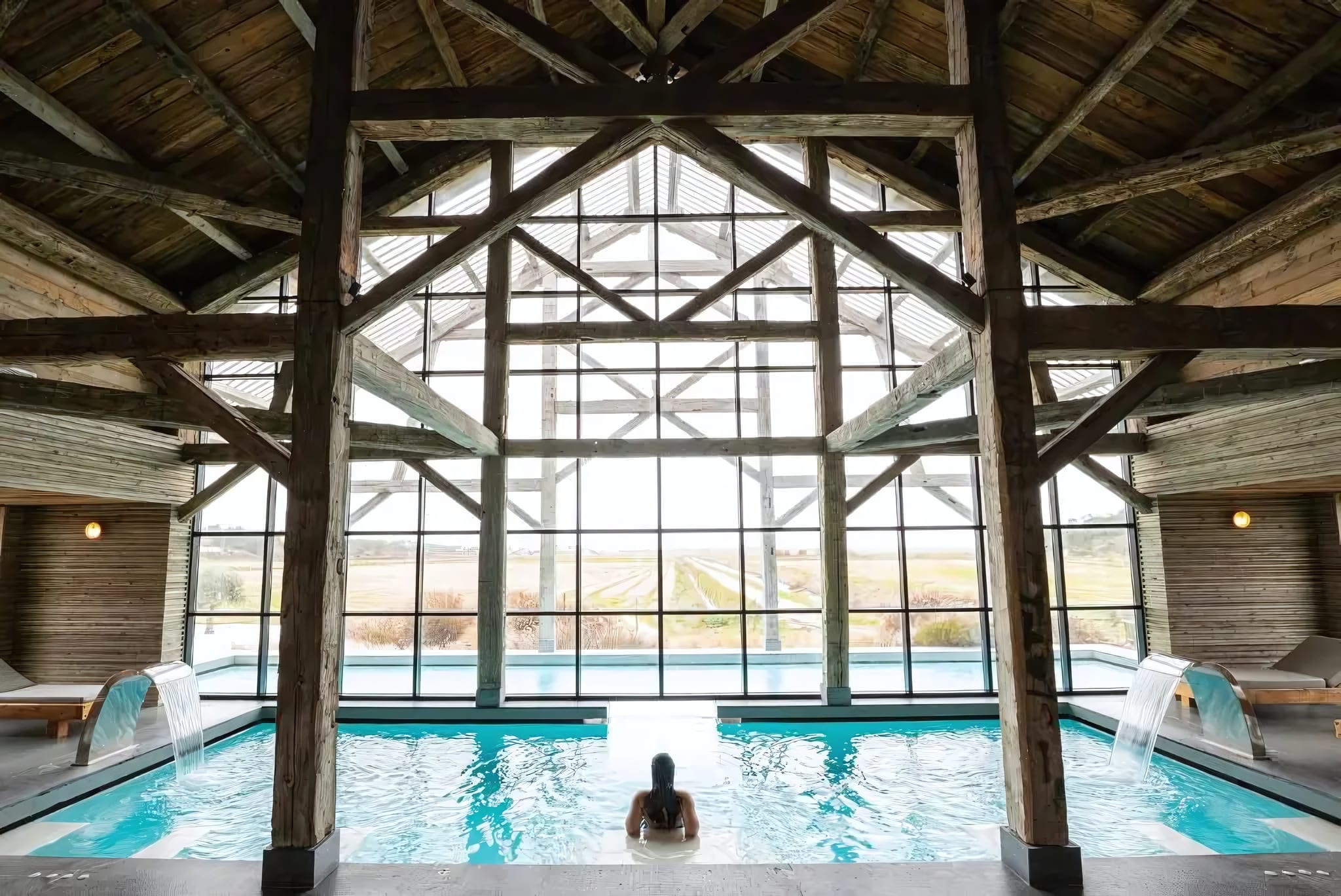 40-Metre Solar-Heated Infinity Pool