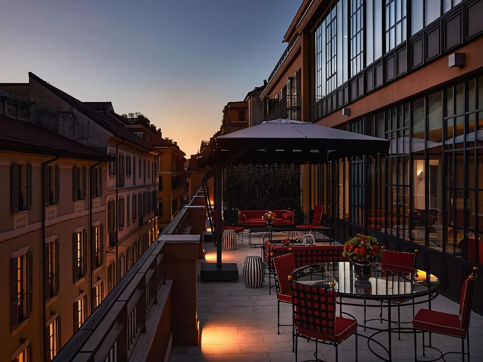 A Terrace with Duomo Views