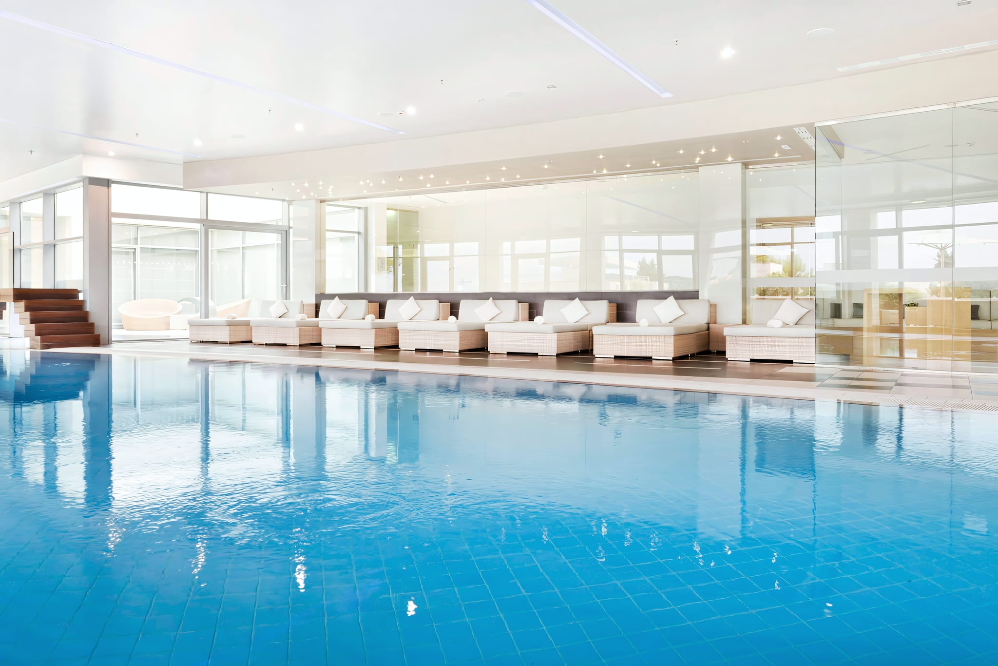 Three Pools Set in Mediterranean Gardens