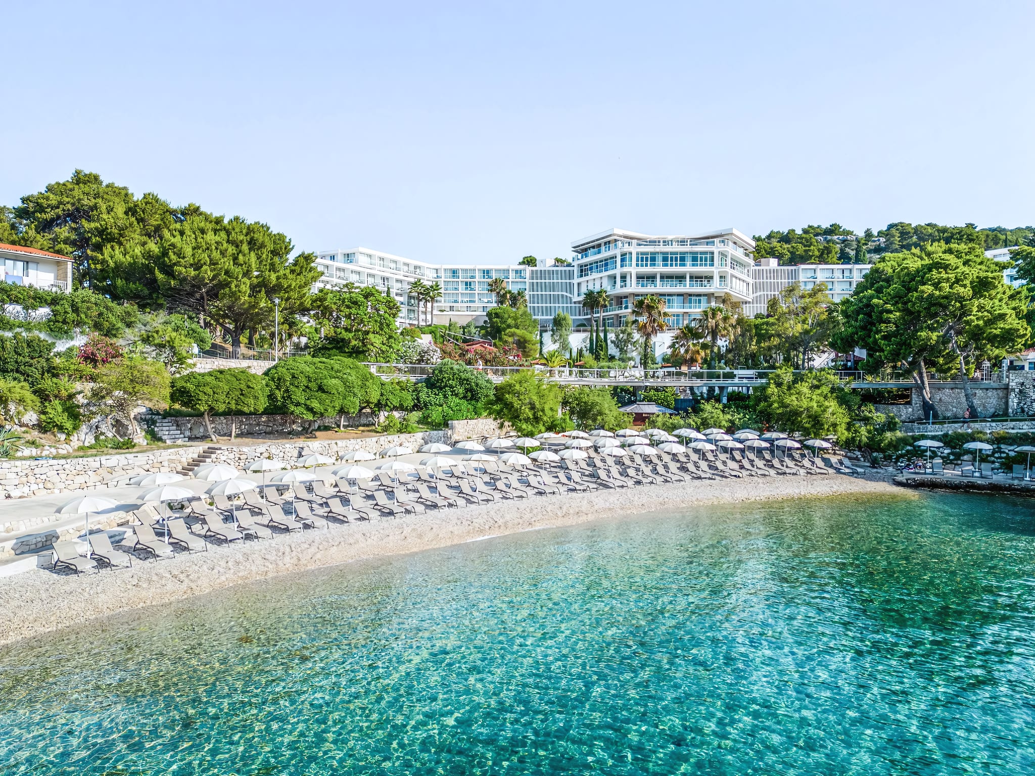 A Private Beach Beneath Hvar Fortress