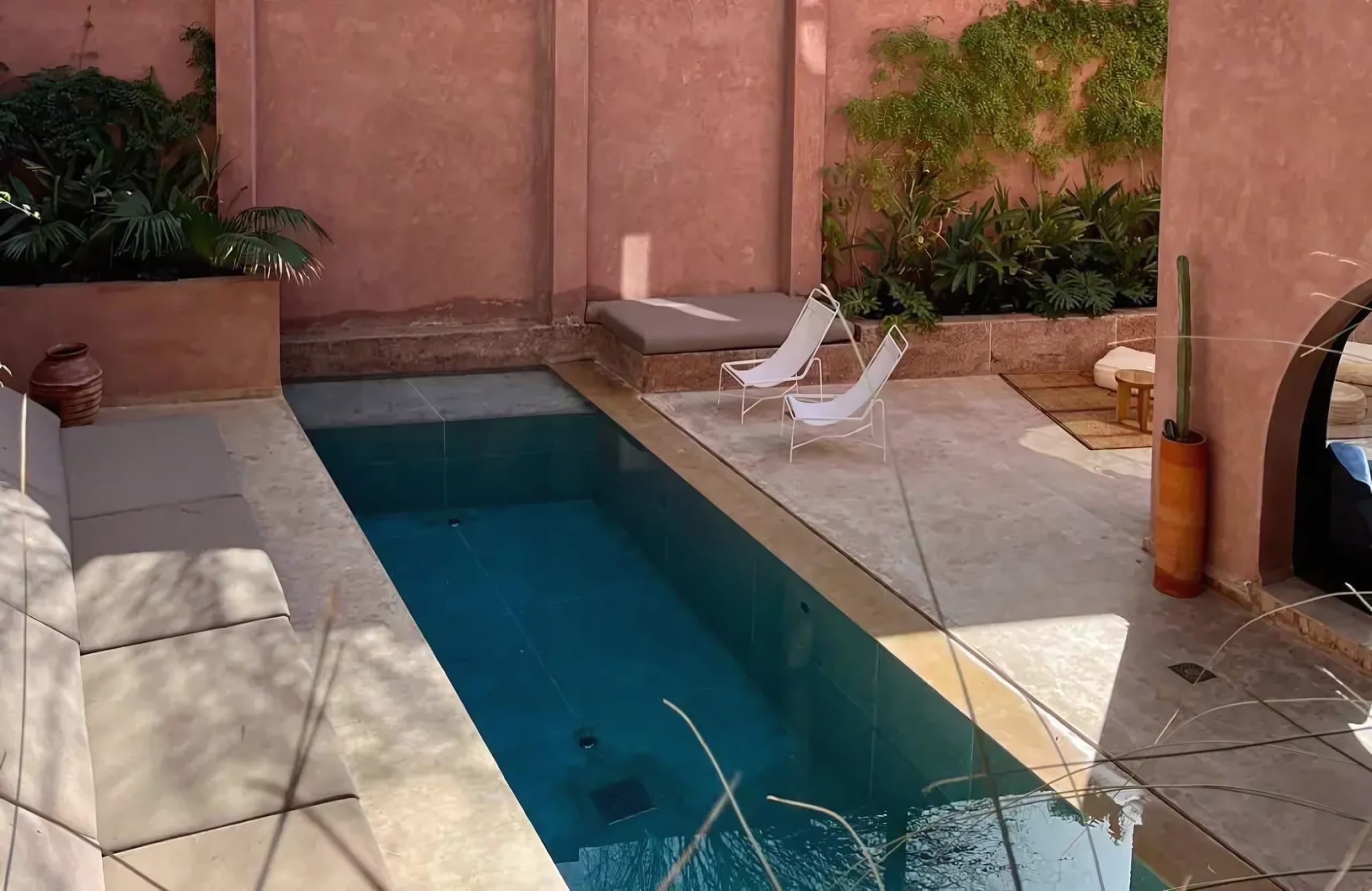 Courtyard Pool by Jardin Majorelle