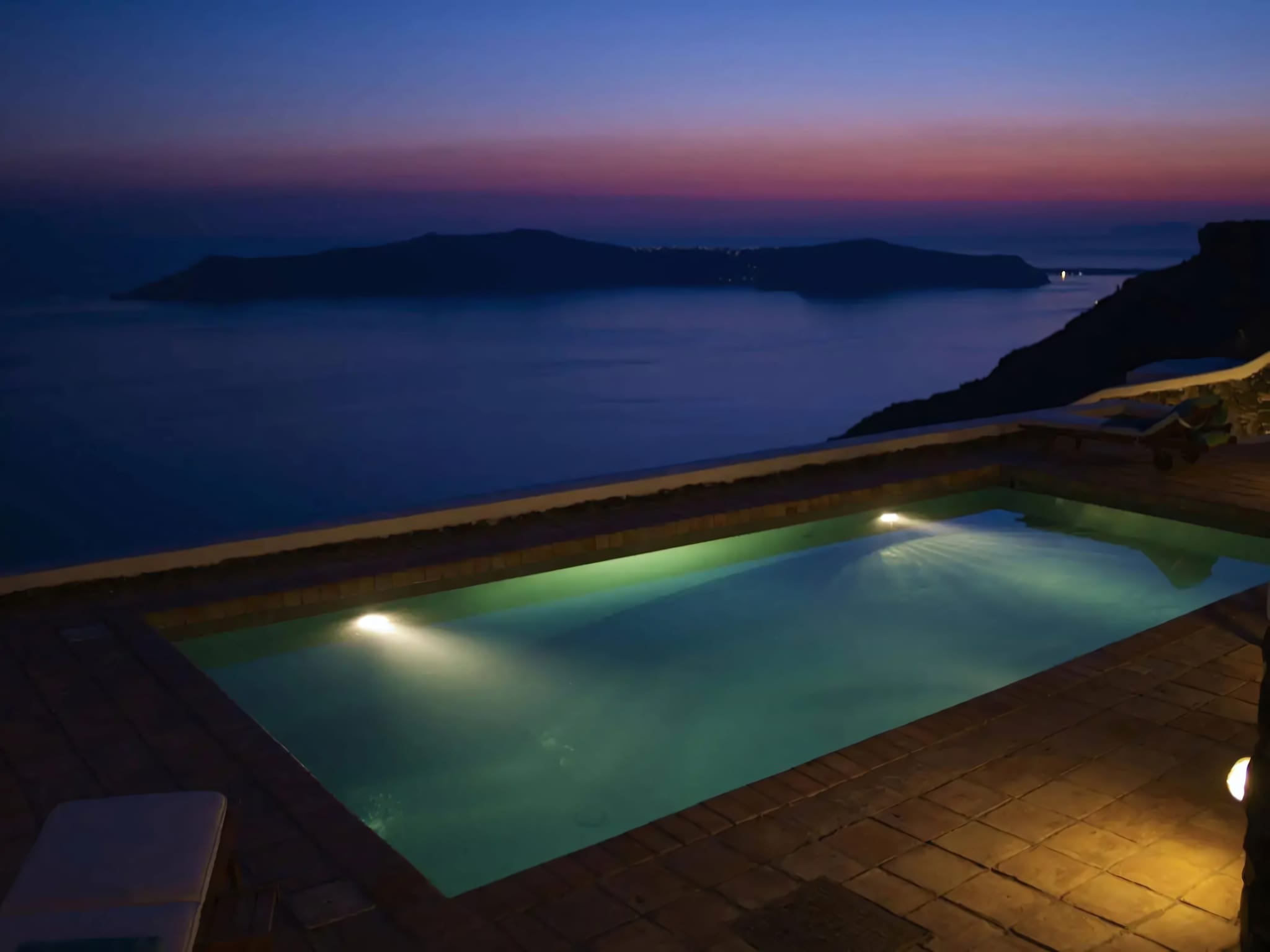 The Pergola Suite's Heated Plunge Pool