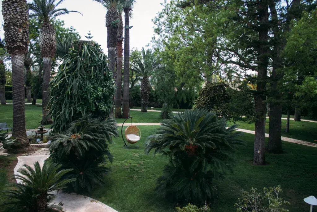 outside