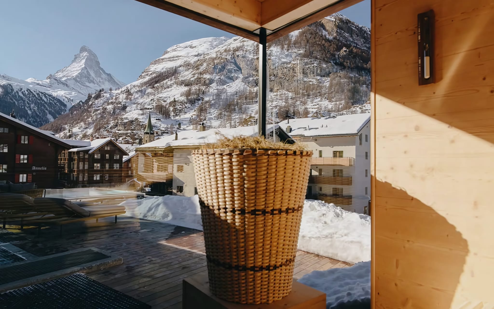 A spa concept built around the Matterhorn view