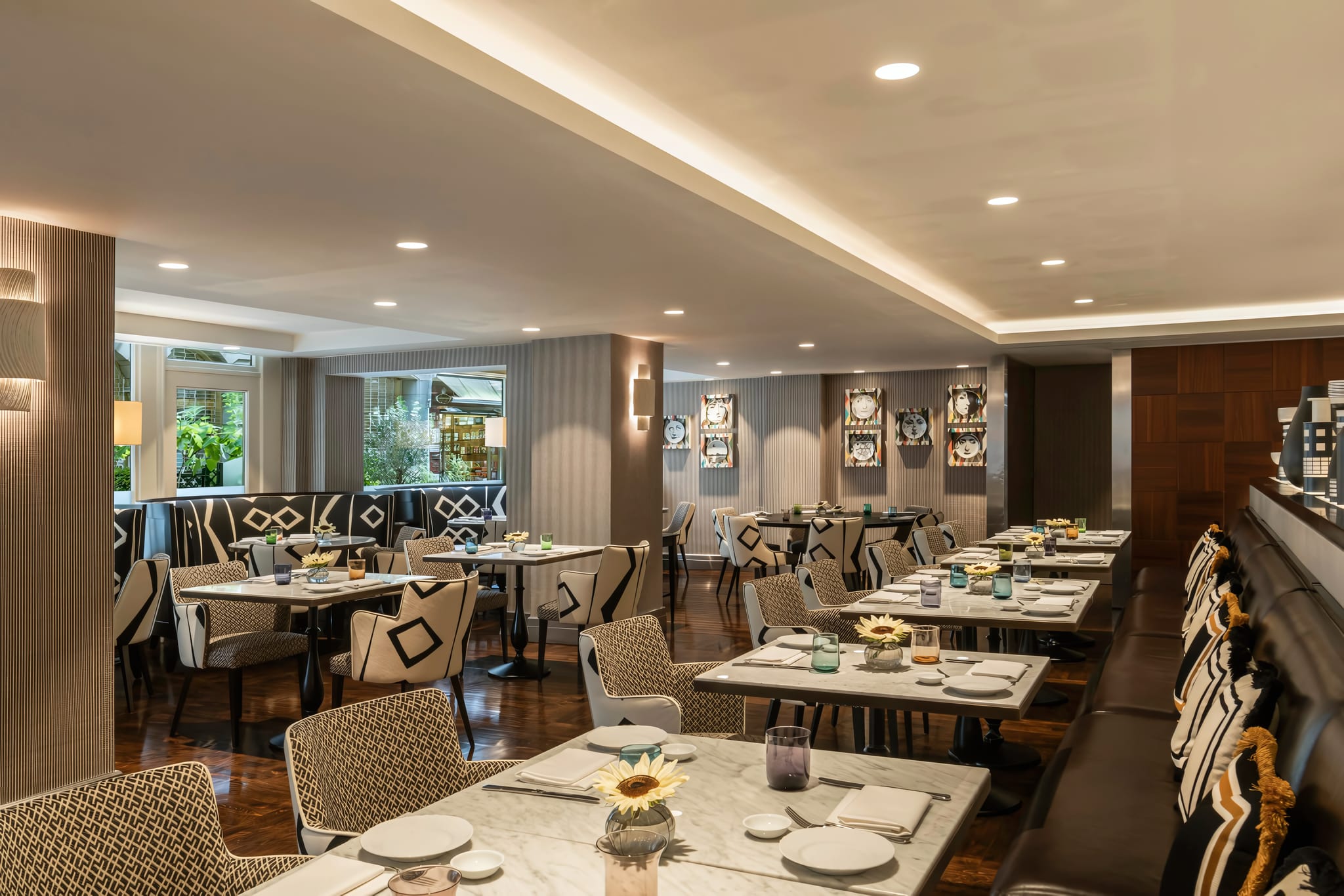 Ristorante Bocconi's Fornasetti-Lined Dining Room