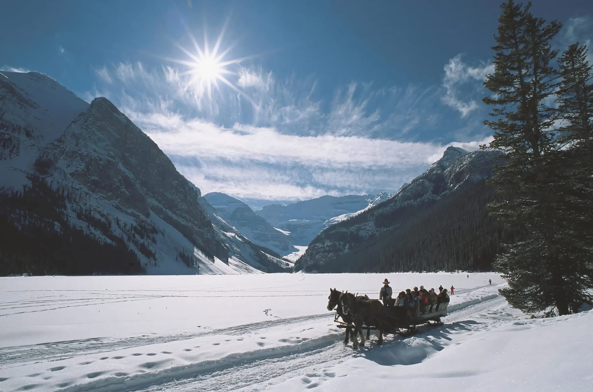 Views of Lake Louise and Victoria Glacier