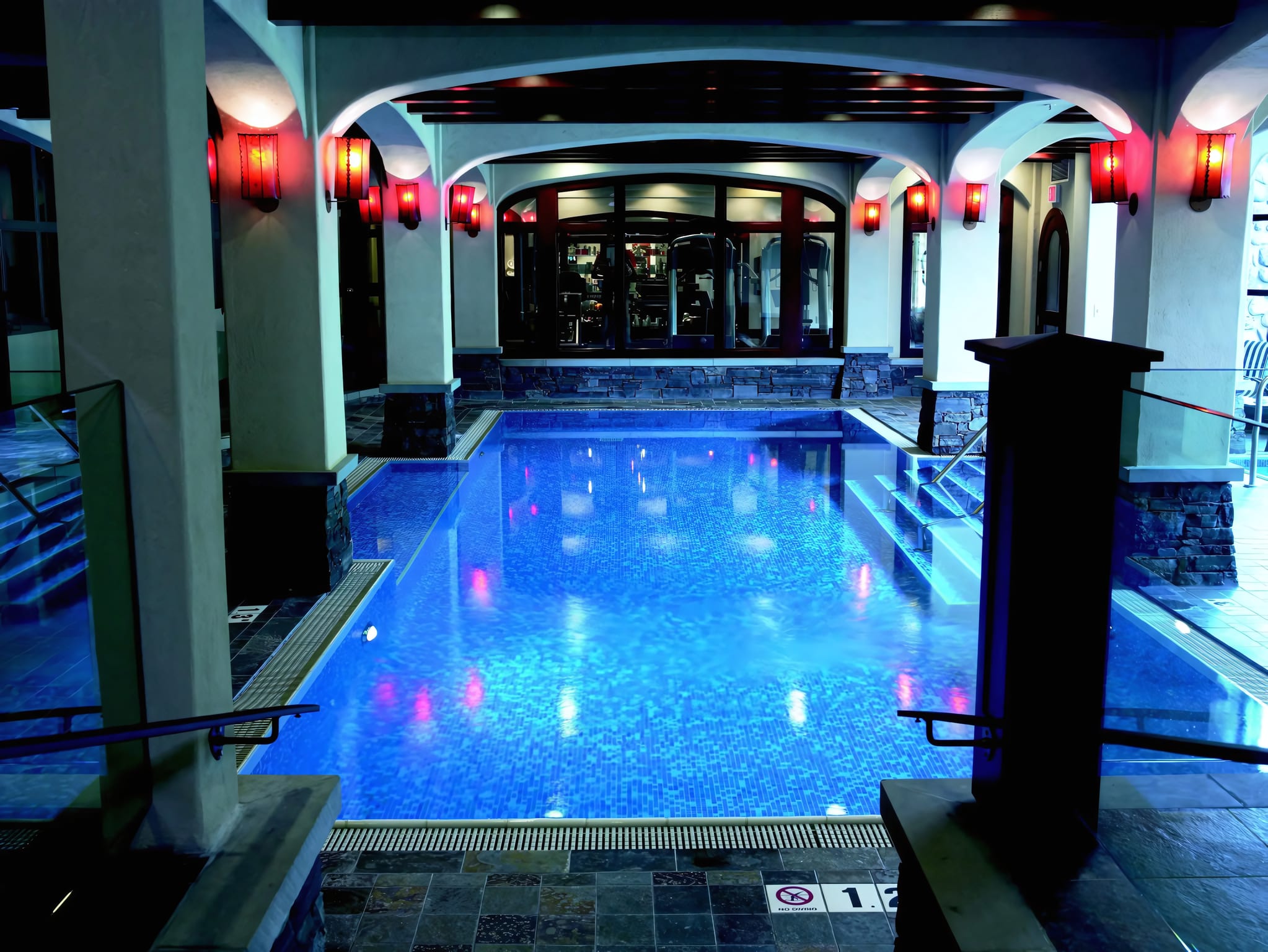 Indoor Saltwater Pool at Temple Mountain Spa