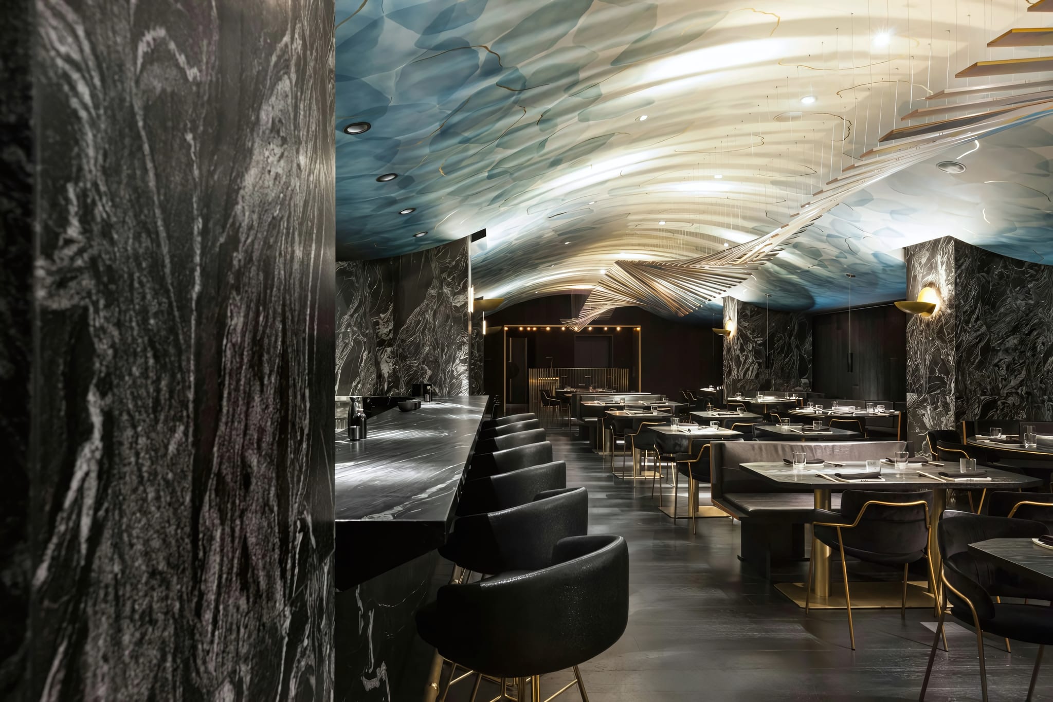 Akira Back's namesake Japanese-Korean table