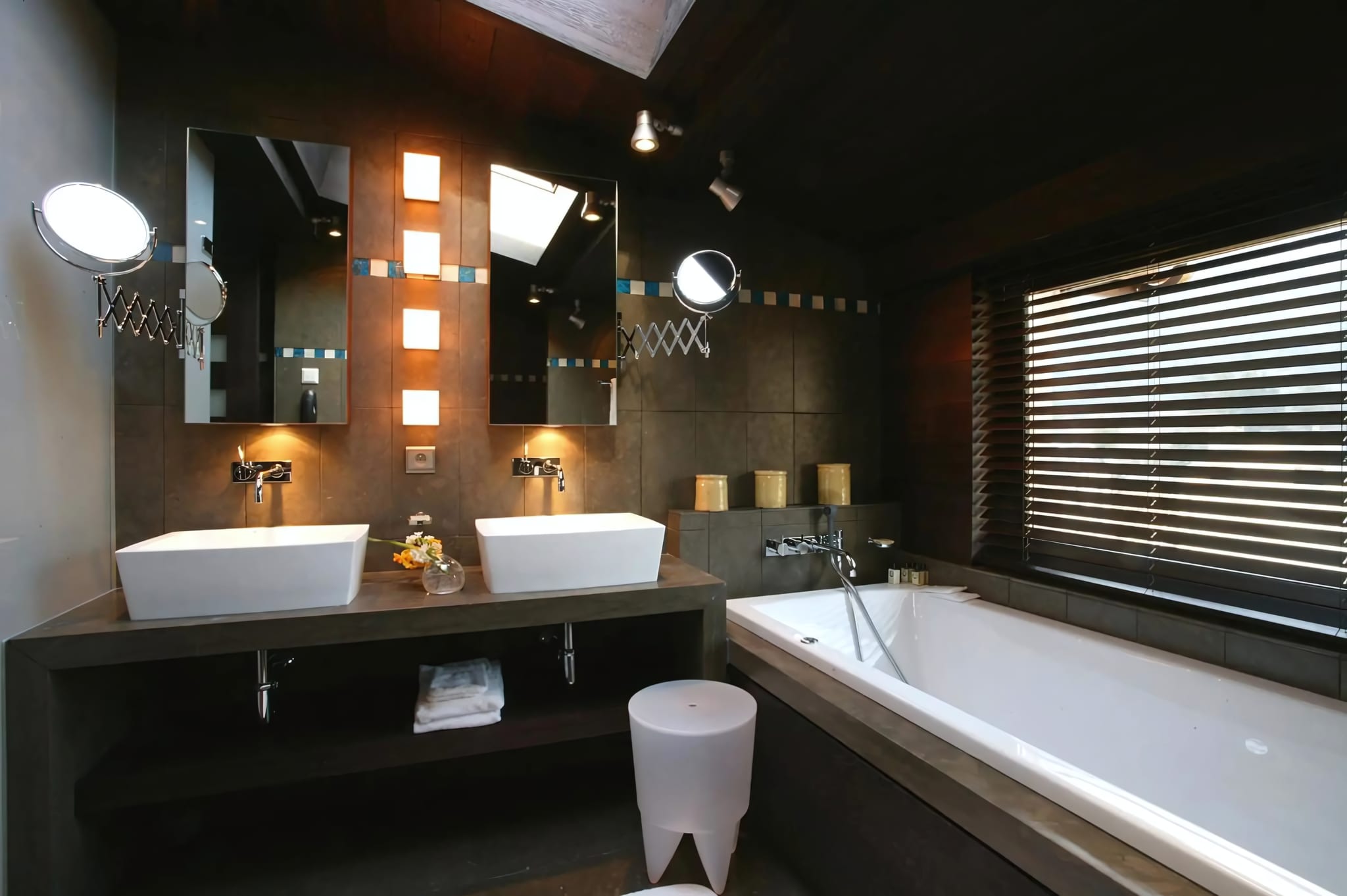 Le Bachal, the Hotel's Wood-Framed Spa