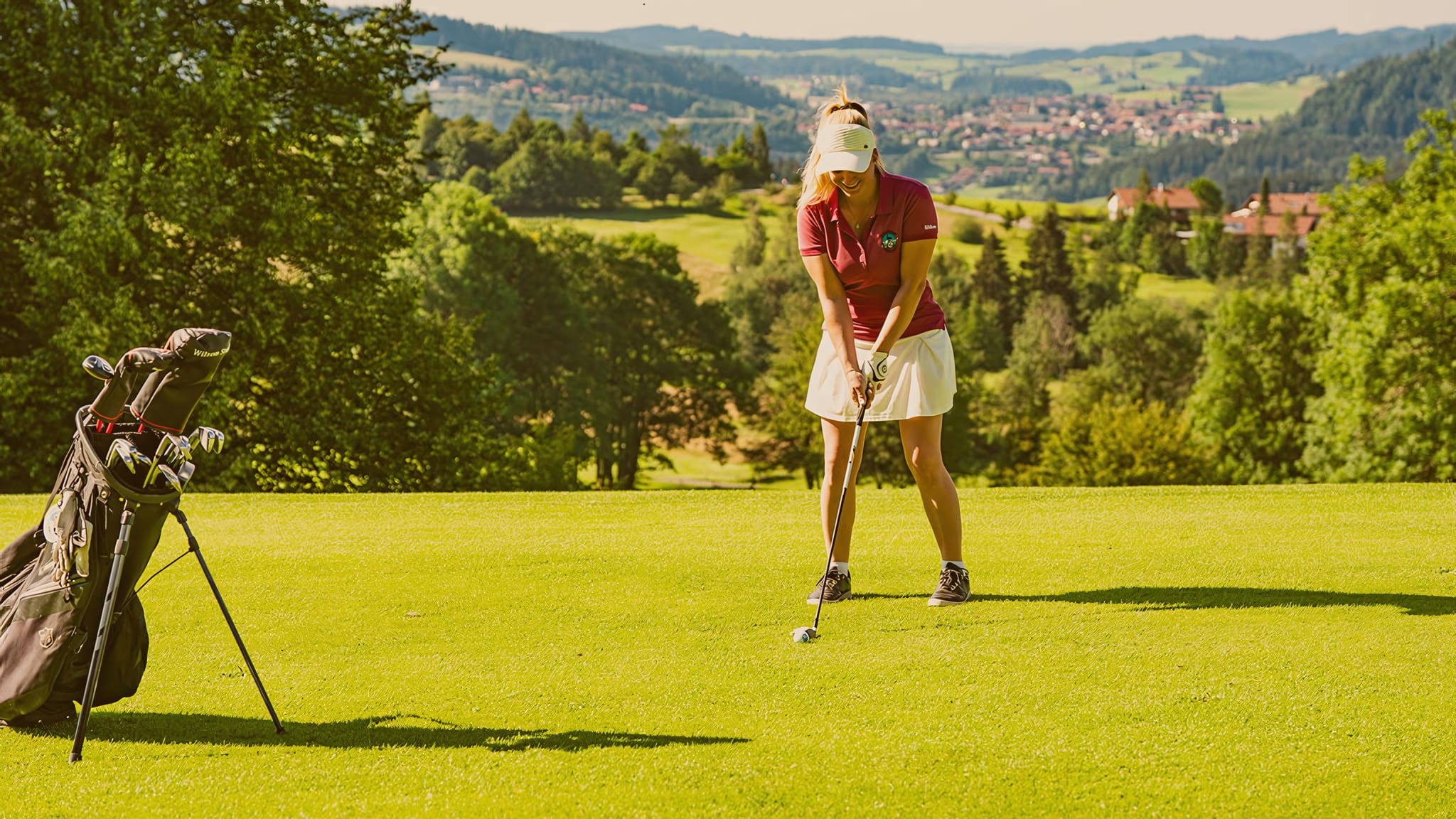 Golf Right on the Property