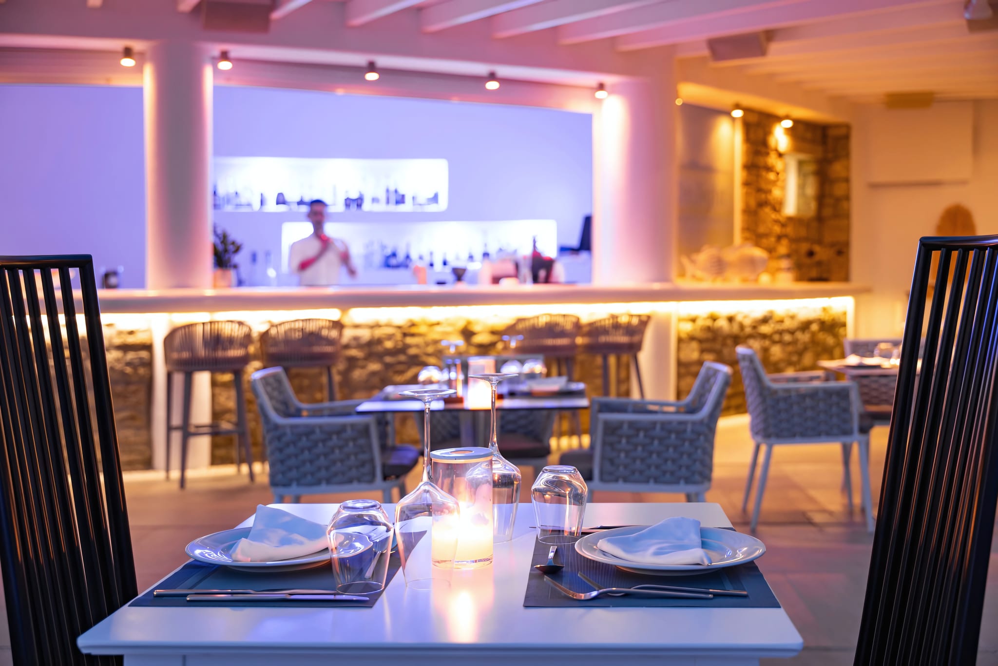 Authentic: fine dining over the Aegean