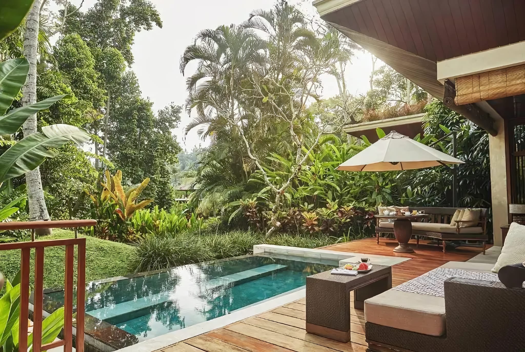 Two-Level Riverside Pool