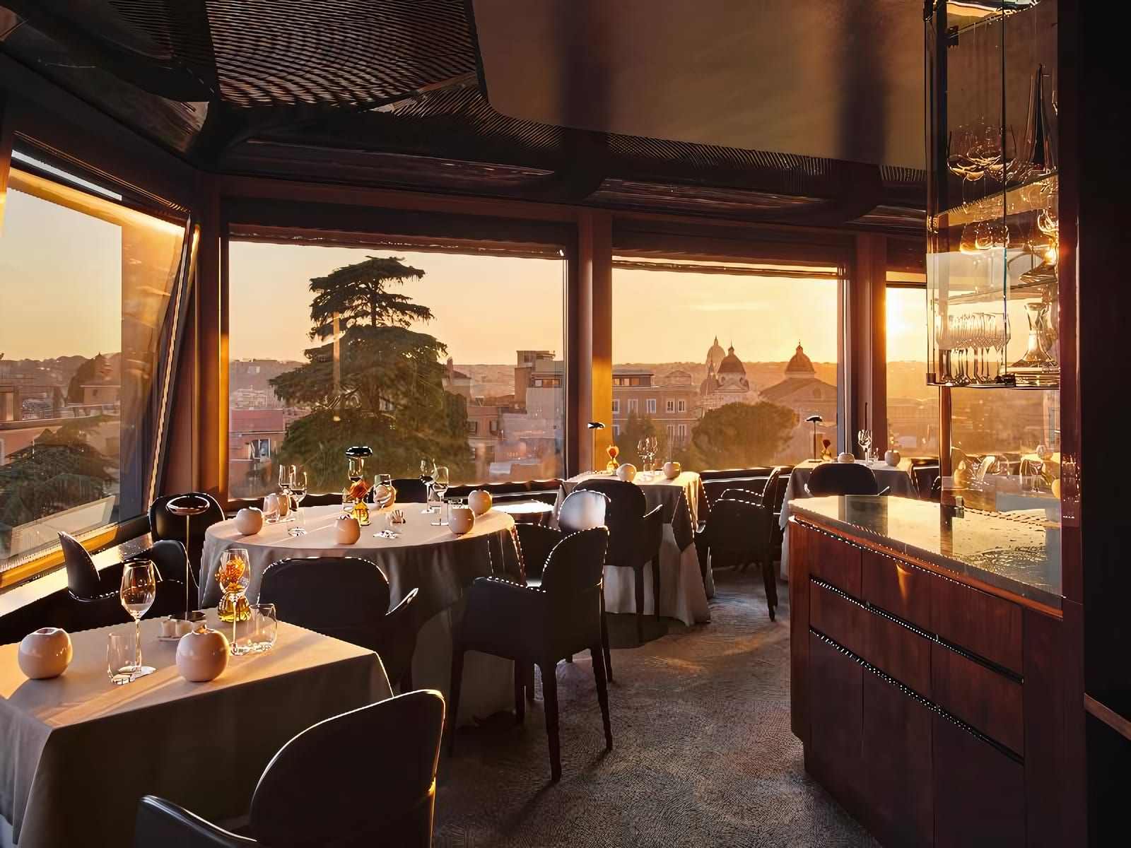 A Michelin-Starred Table Above Rome
