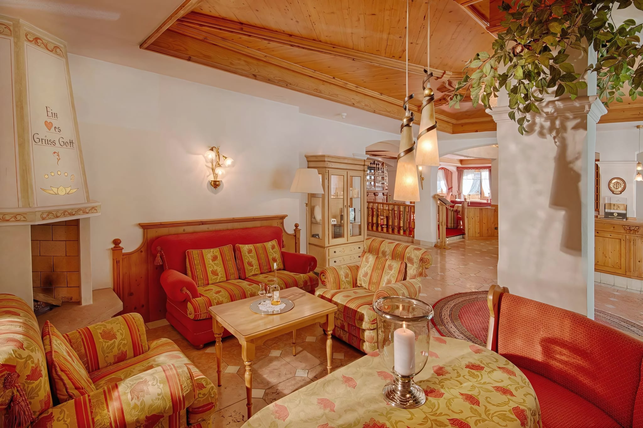 Alpin Royal Suite's Tiled Stove
