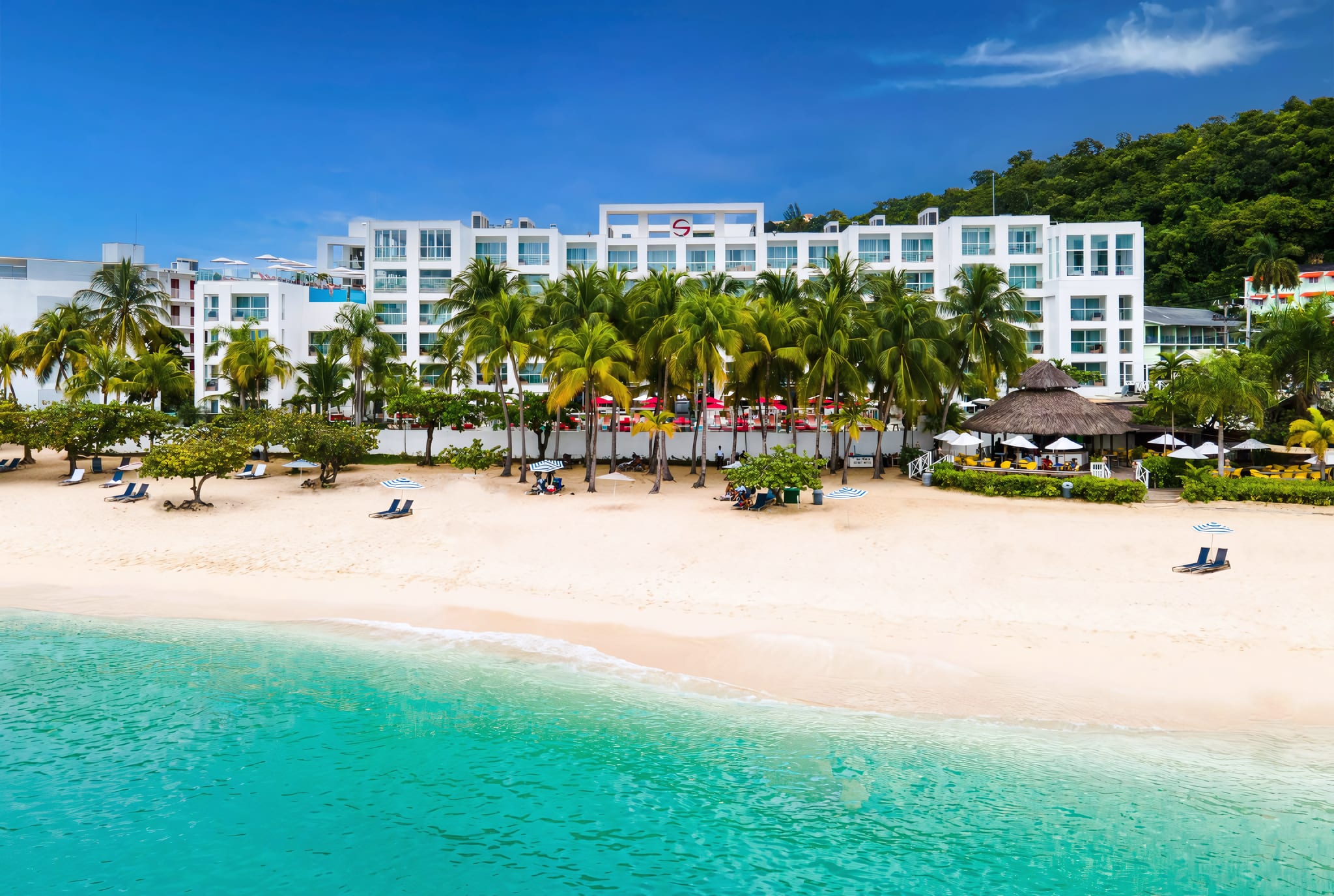 The Hotel's Private Beach