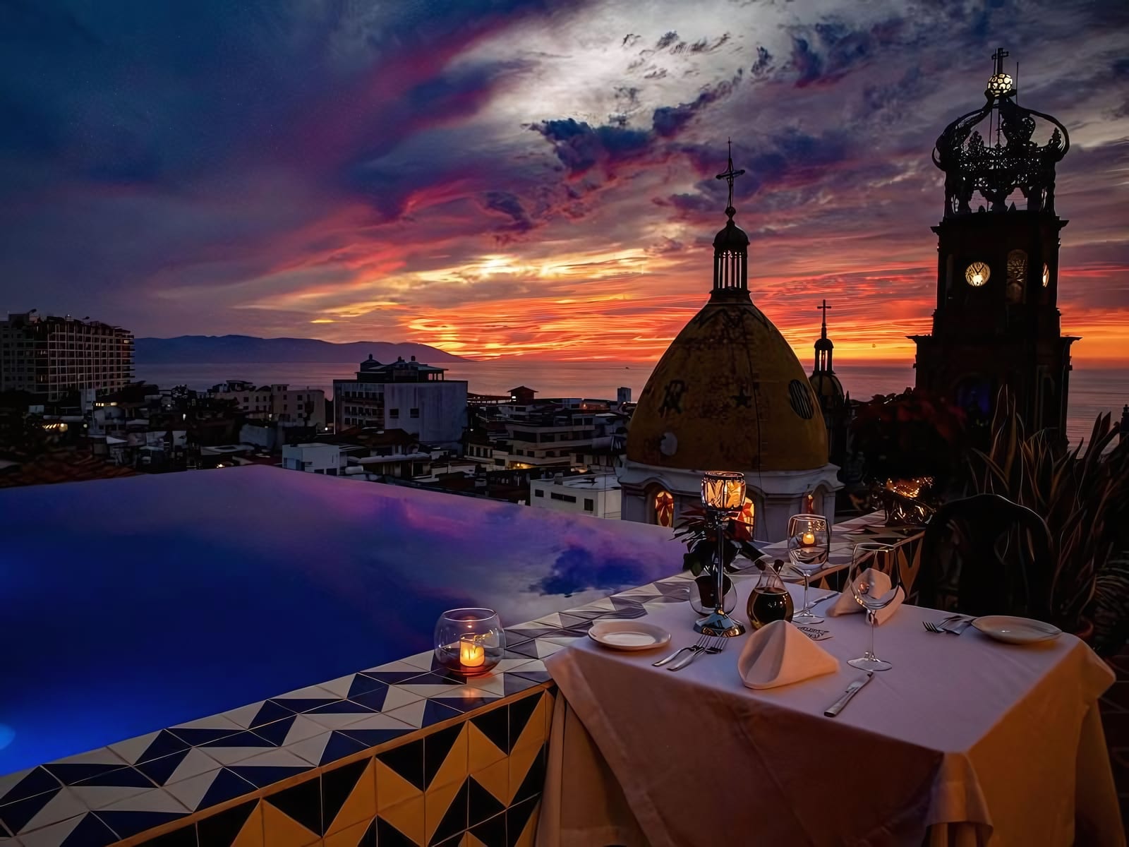 Poolside Cathedral Views
