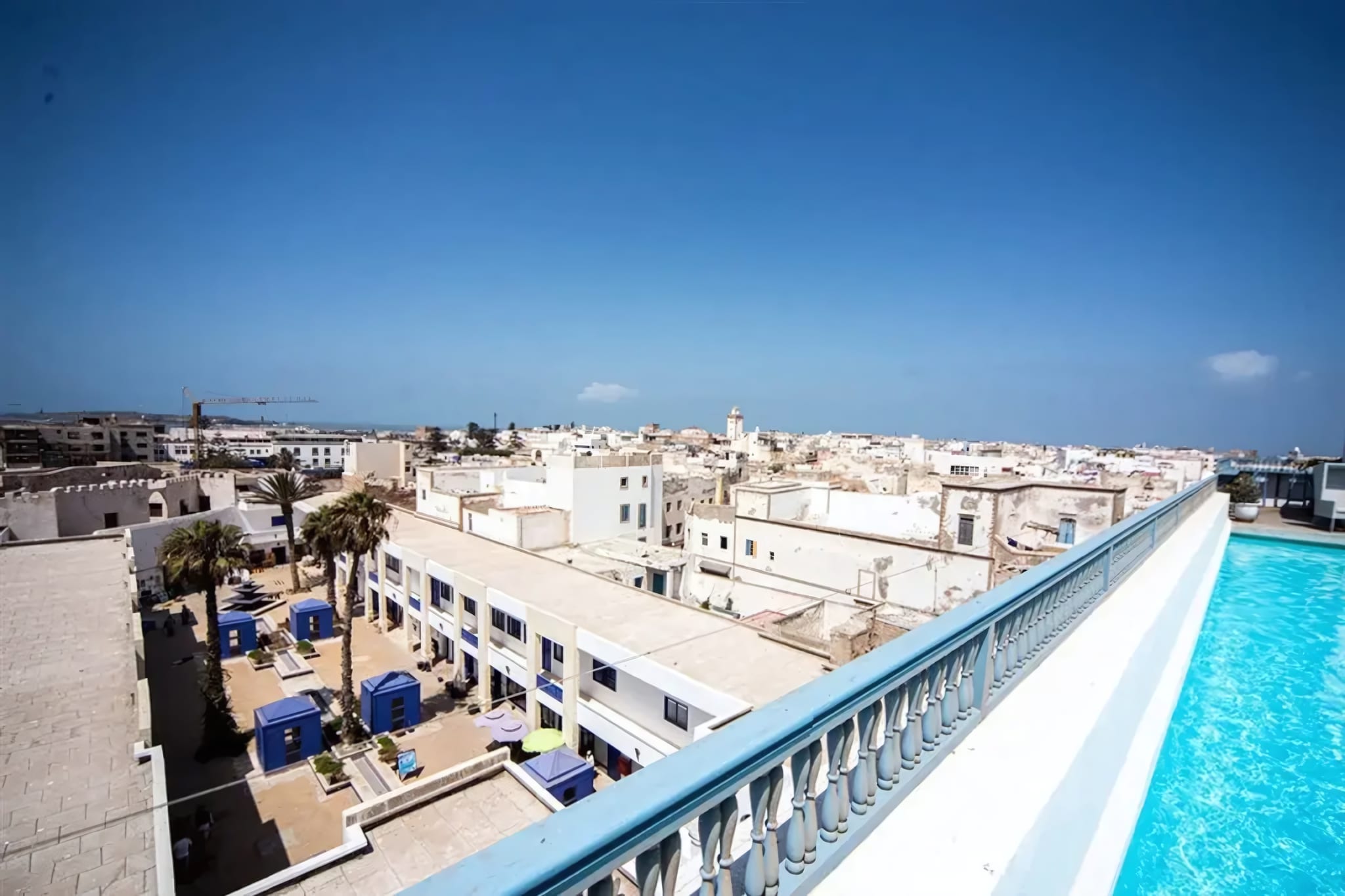 Rooftop Pool Overlooking the Old City