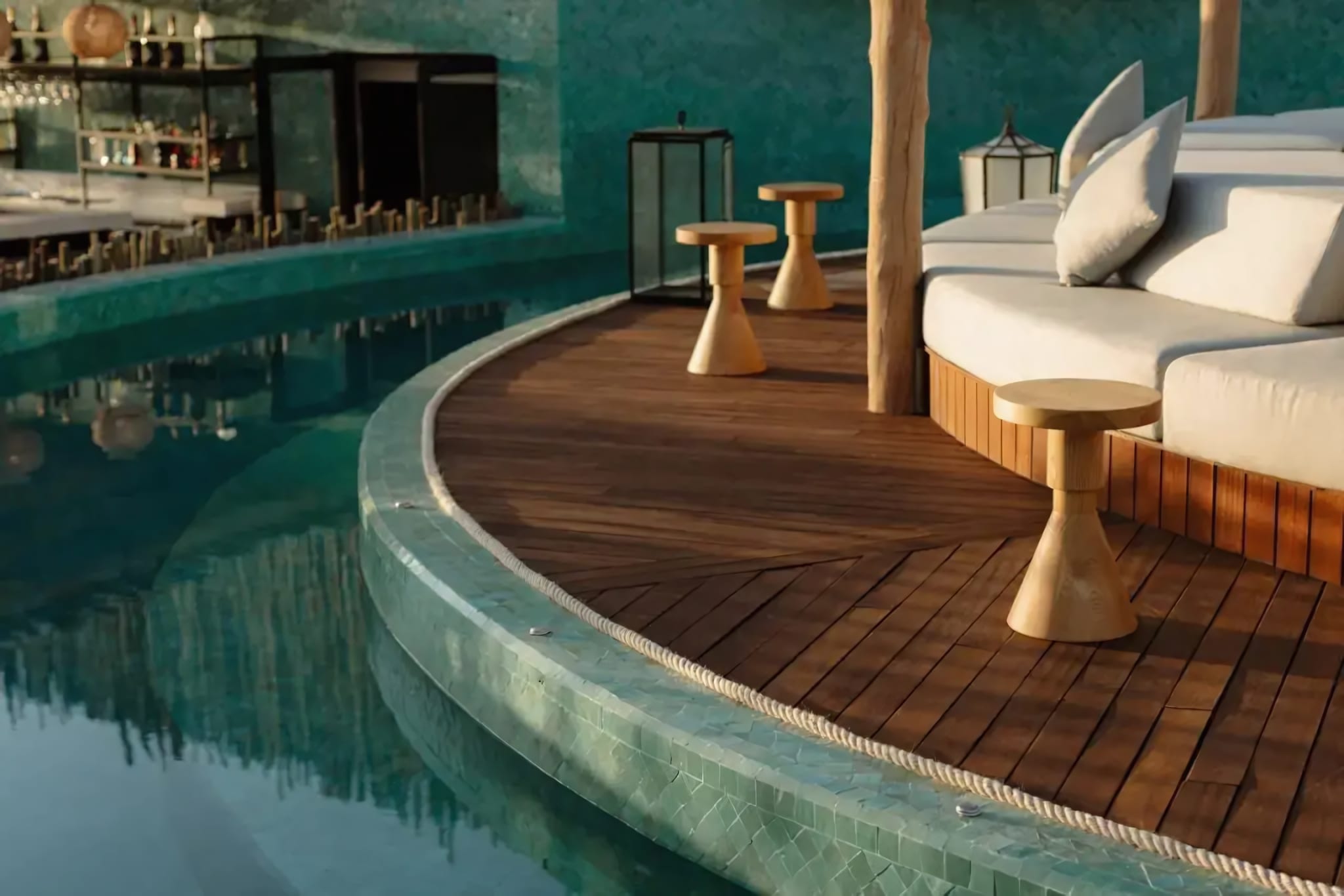 Three Pools Across the Wellness Grounds