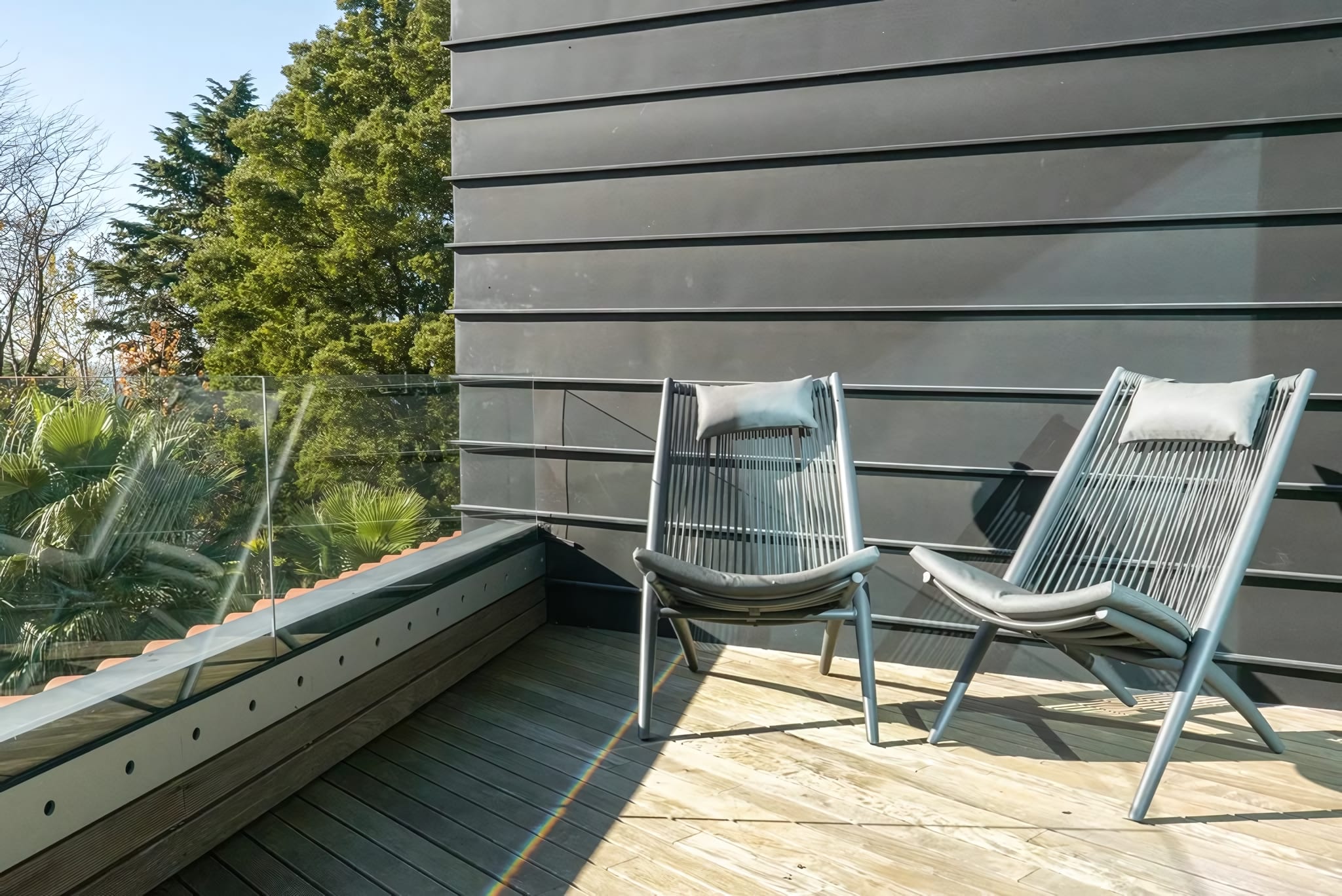 A Wood-Clad Romantic Suite with a Santo Tirso Skyline View