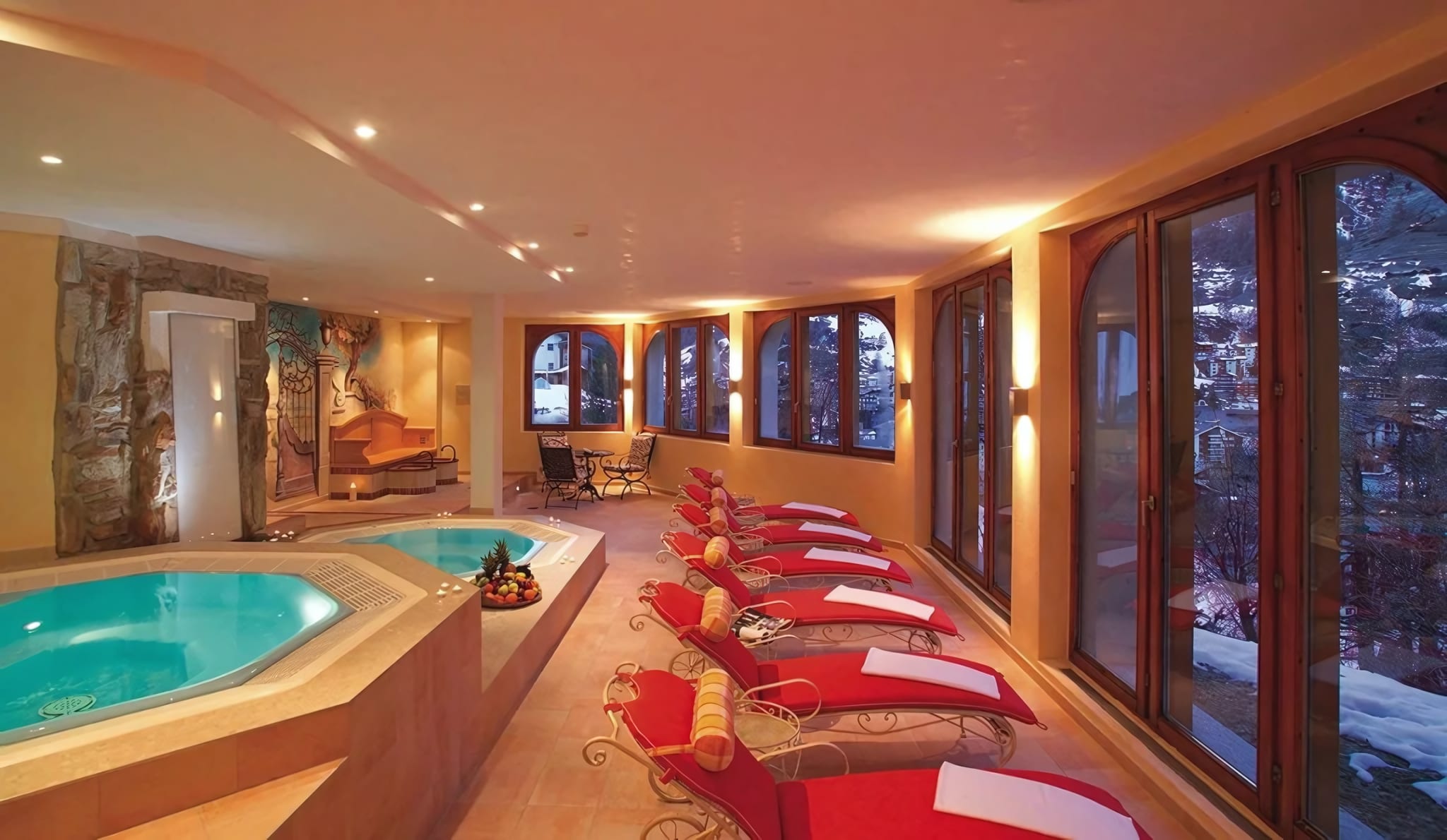 Rooftop Wellness with Alpine Views