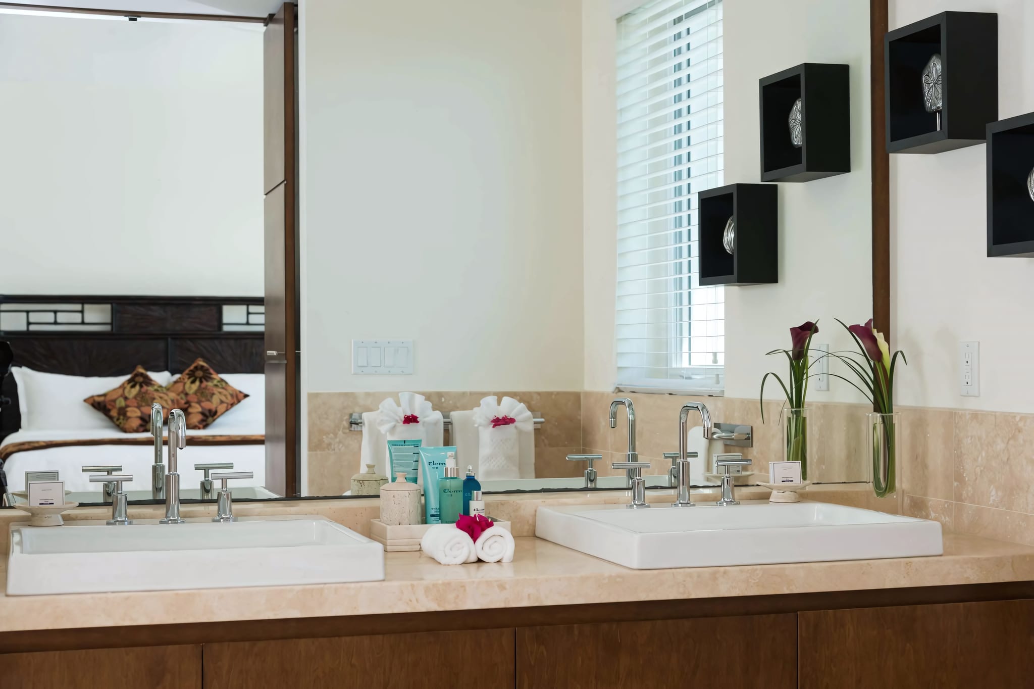 Spa-Inspired Suite Bathrooms
