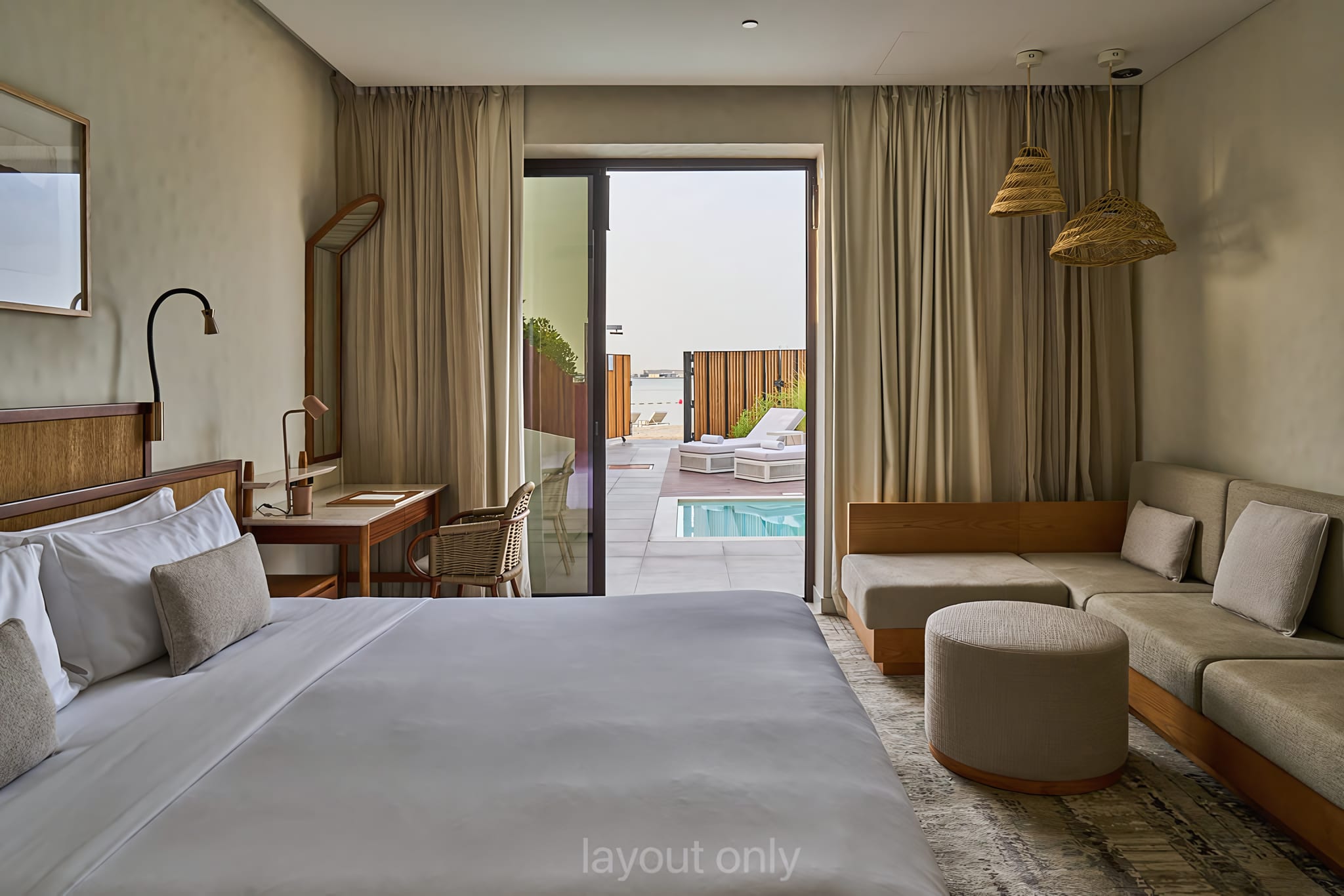 Skip the suite, book the pool villa