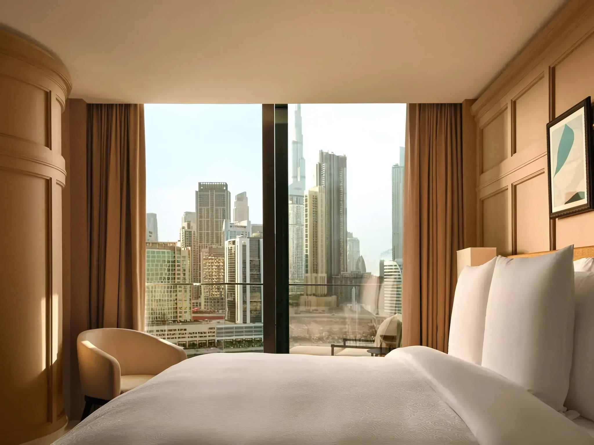 Every room opens onto its own balcony