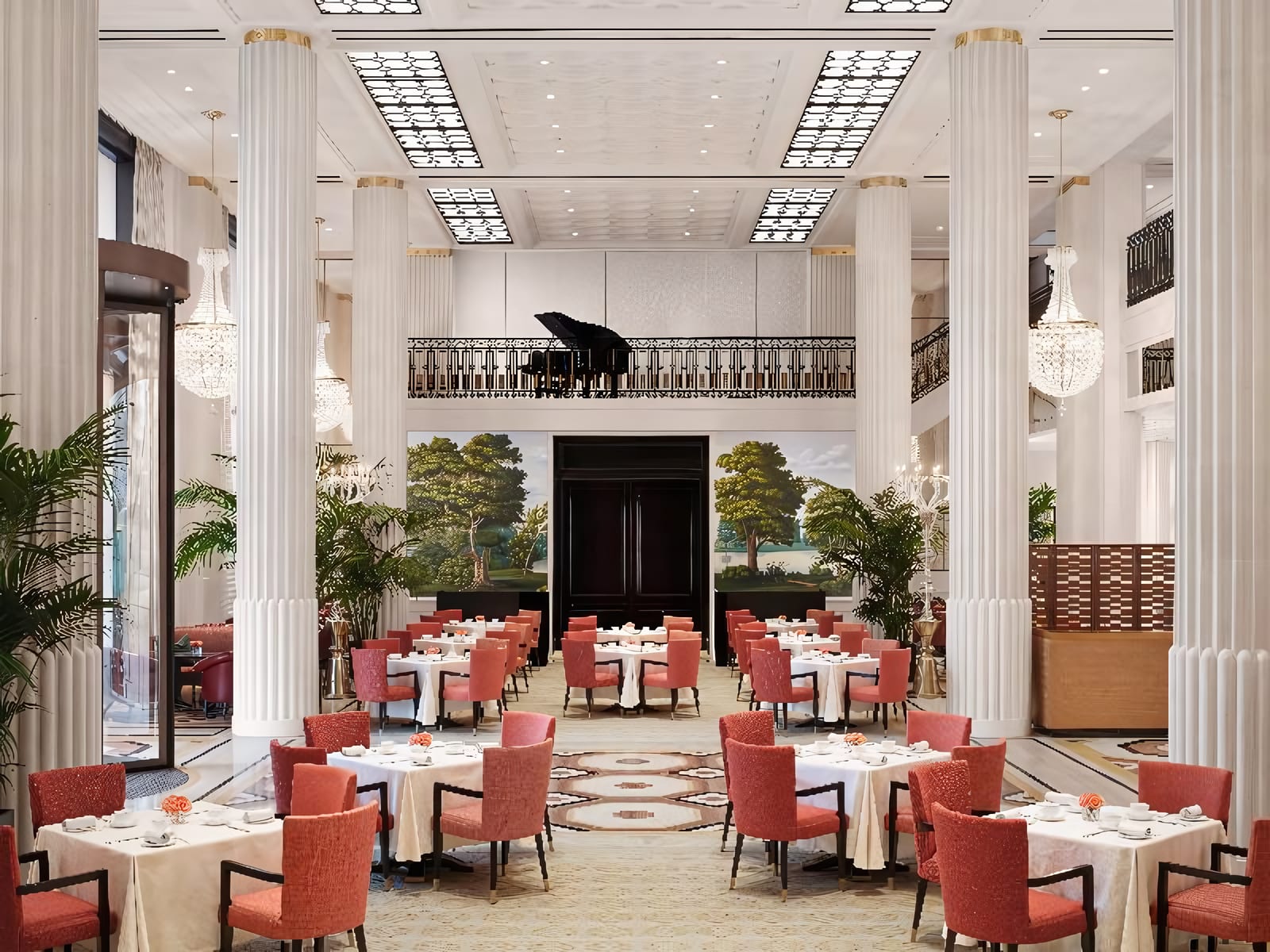 The lobby tea lounge