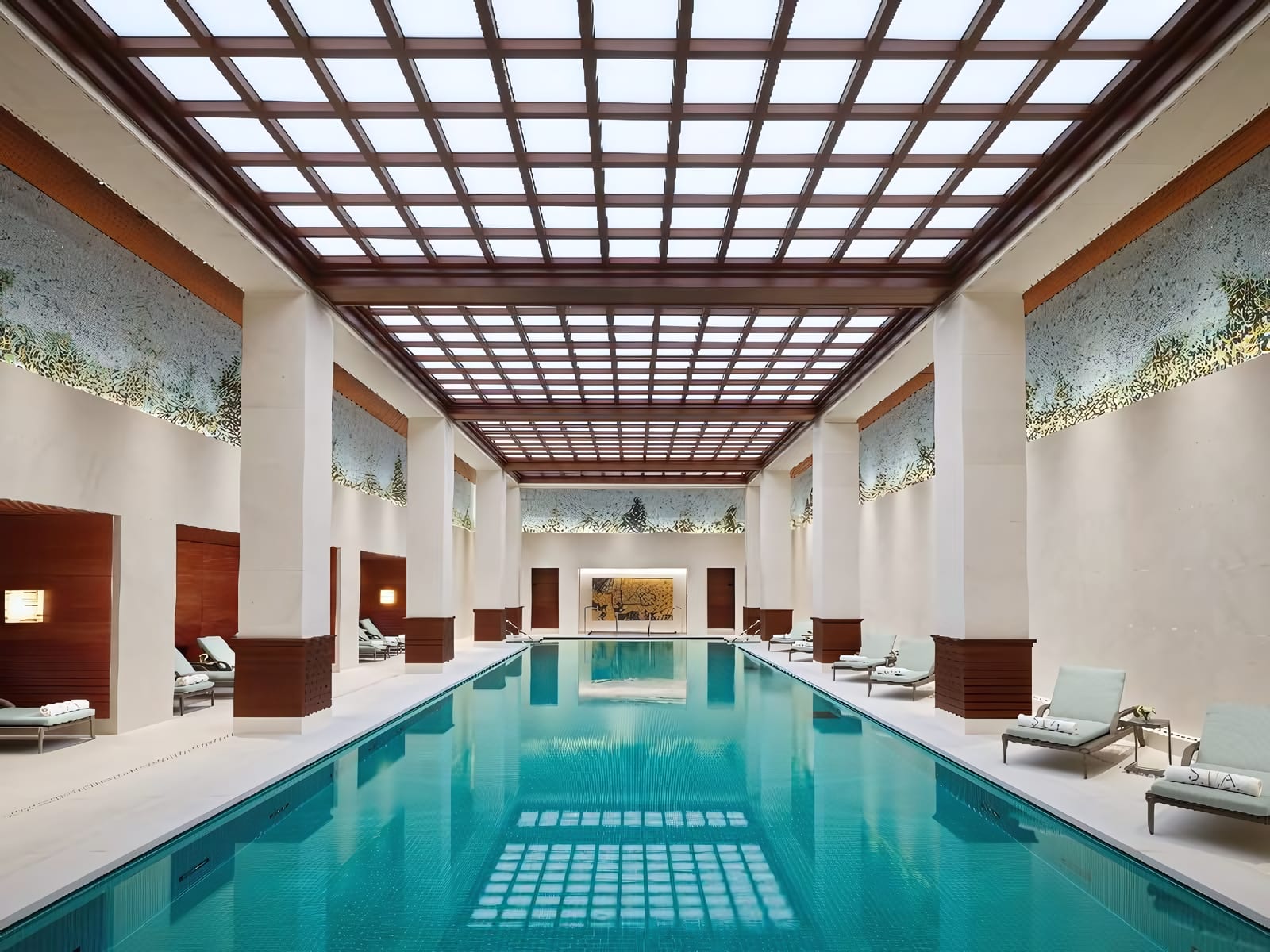 The indoor pool