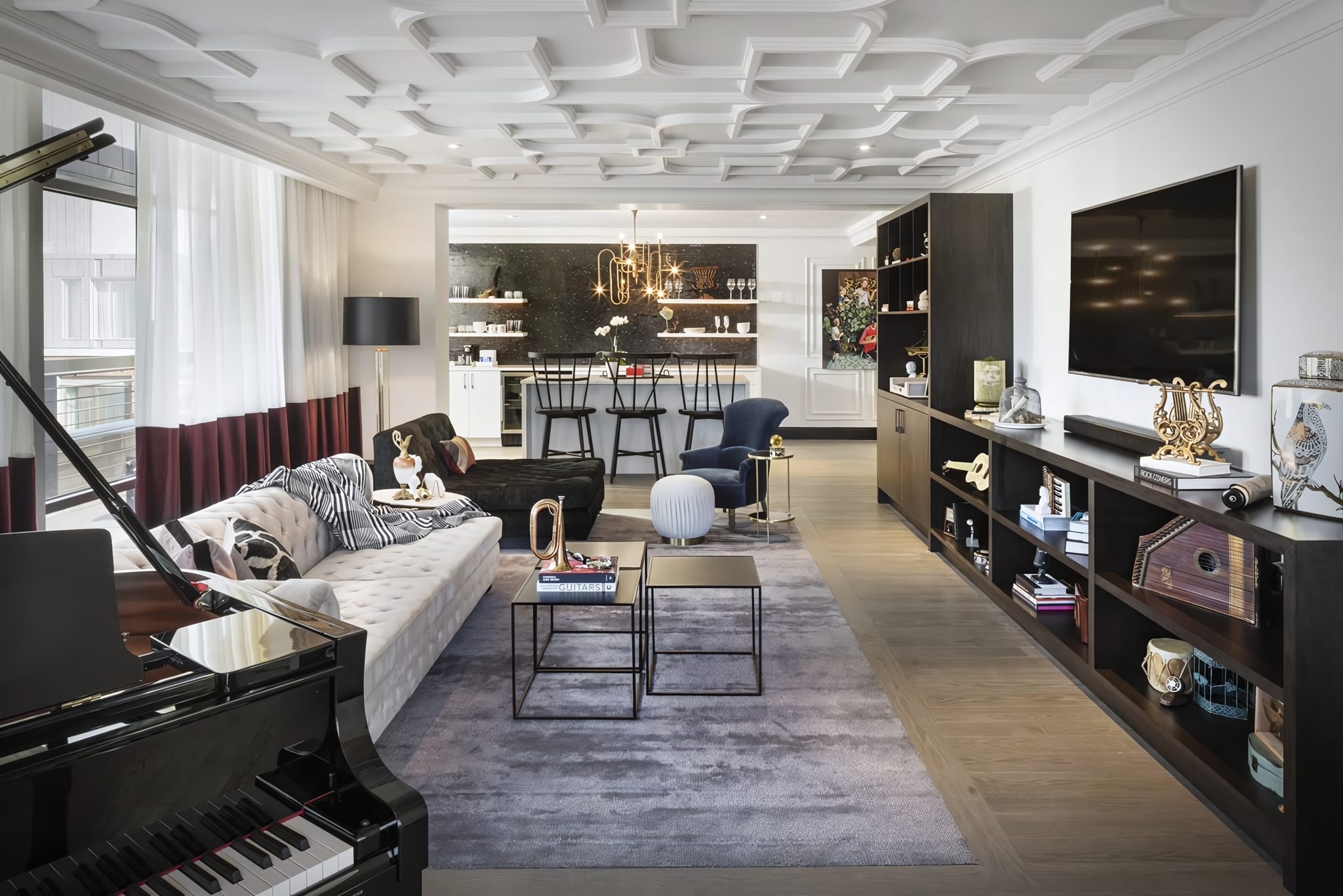A Suite Built Around a Baby Grand Piano