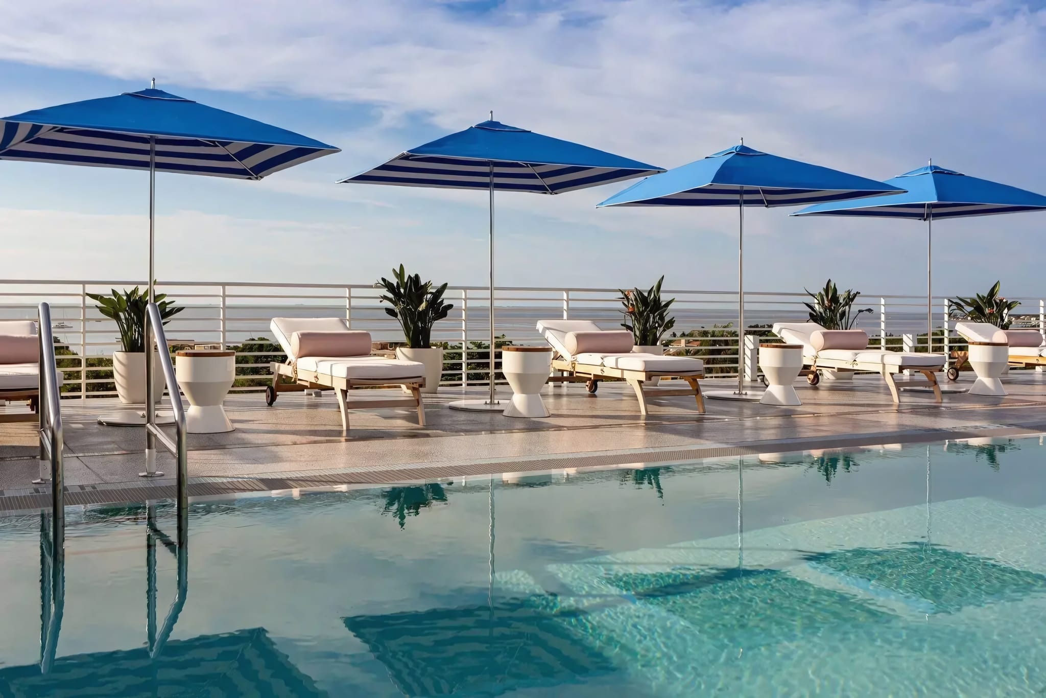 Rooftop Pool with Private Cabanas
