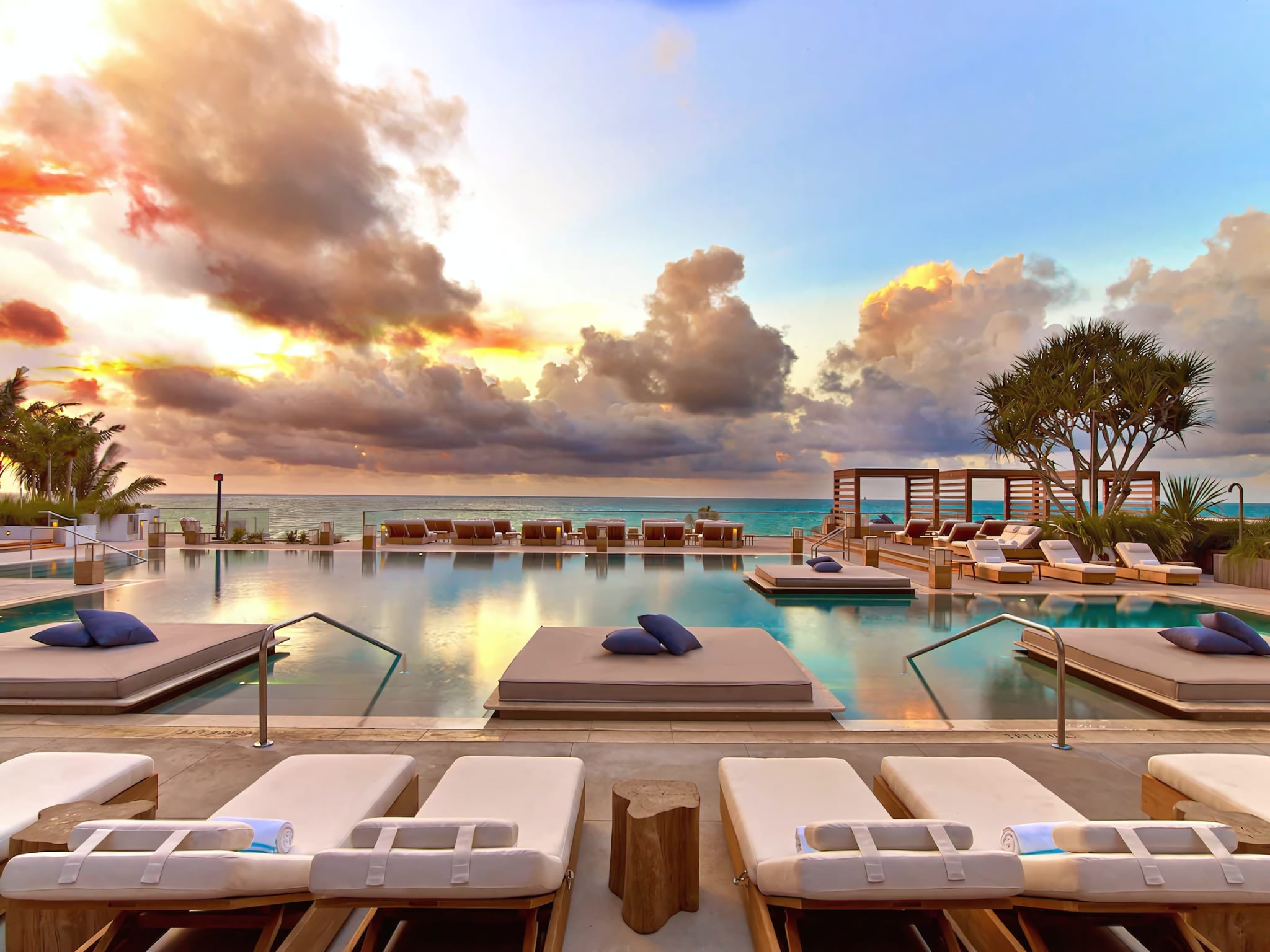 South Beach's Largest Rooftop Pool