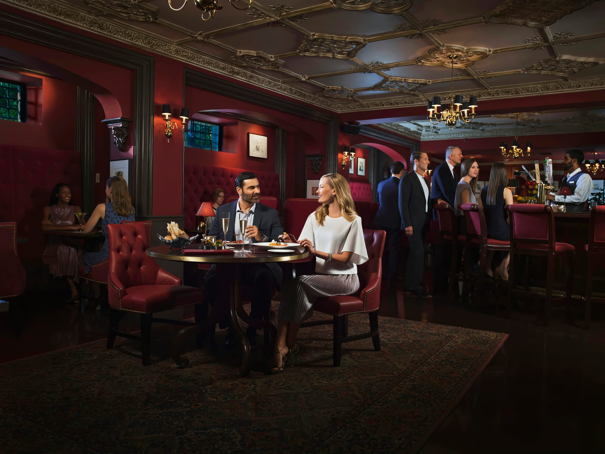 The Lafayette, DC's Power-Breakfast Table