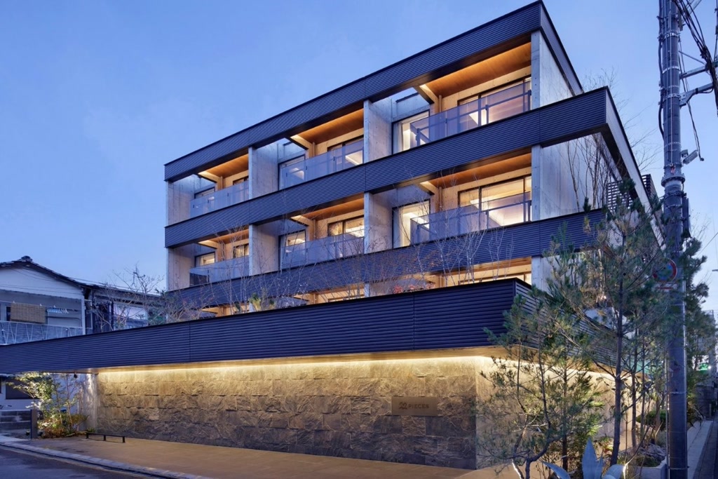 A Quiet Modern Elevation South of Kyoto Station