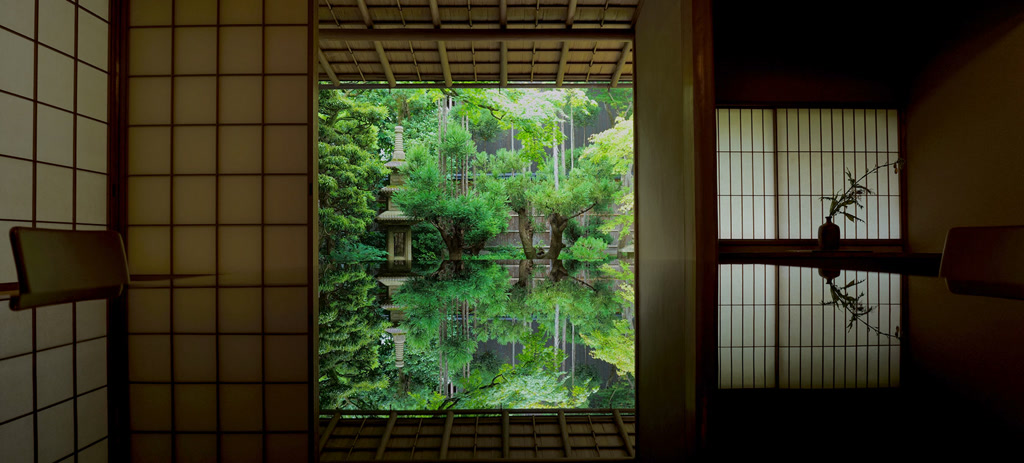 Four rooms built in the sukiya tea-house style