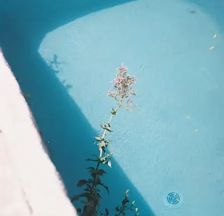 The upper pool at six o'clock