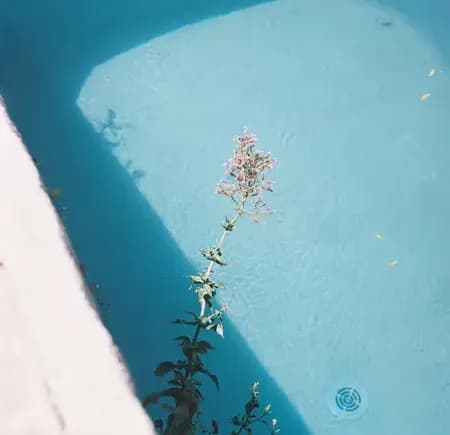 The upper pool at six o'clock