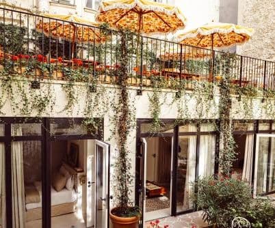 Hidden courtyard