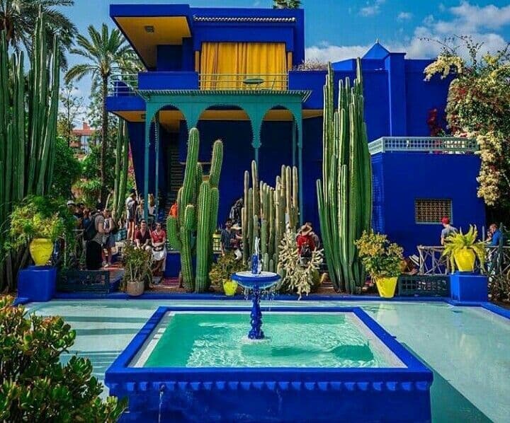 The Jardin Majorelle, early